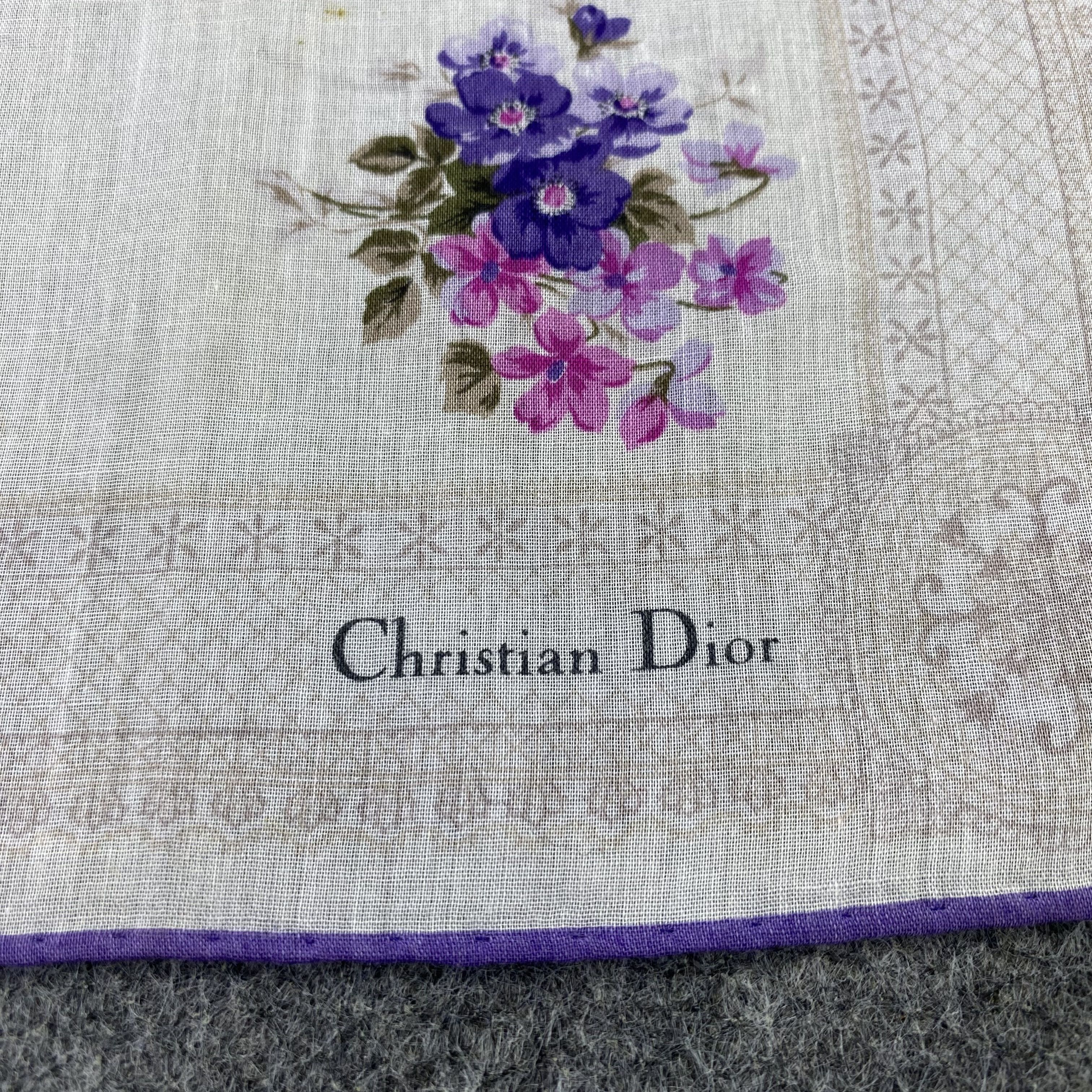 Japanese Brand Christian Dior Handkerchief / Bandana / Neckerchief-B2382 Size ONE SIZE - 7 Thumbnail