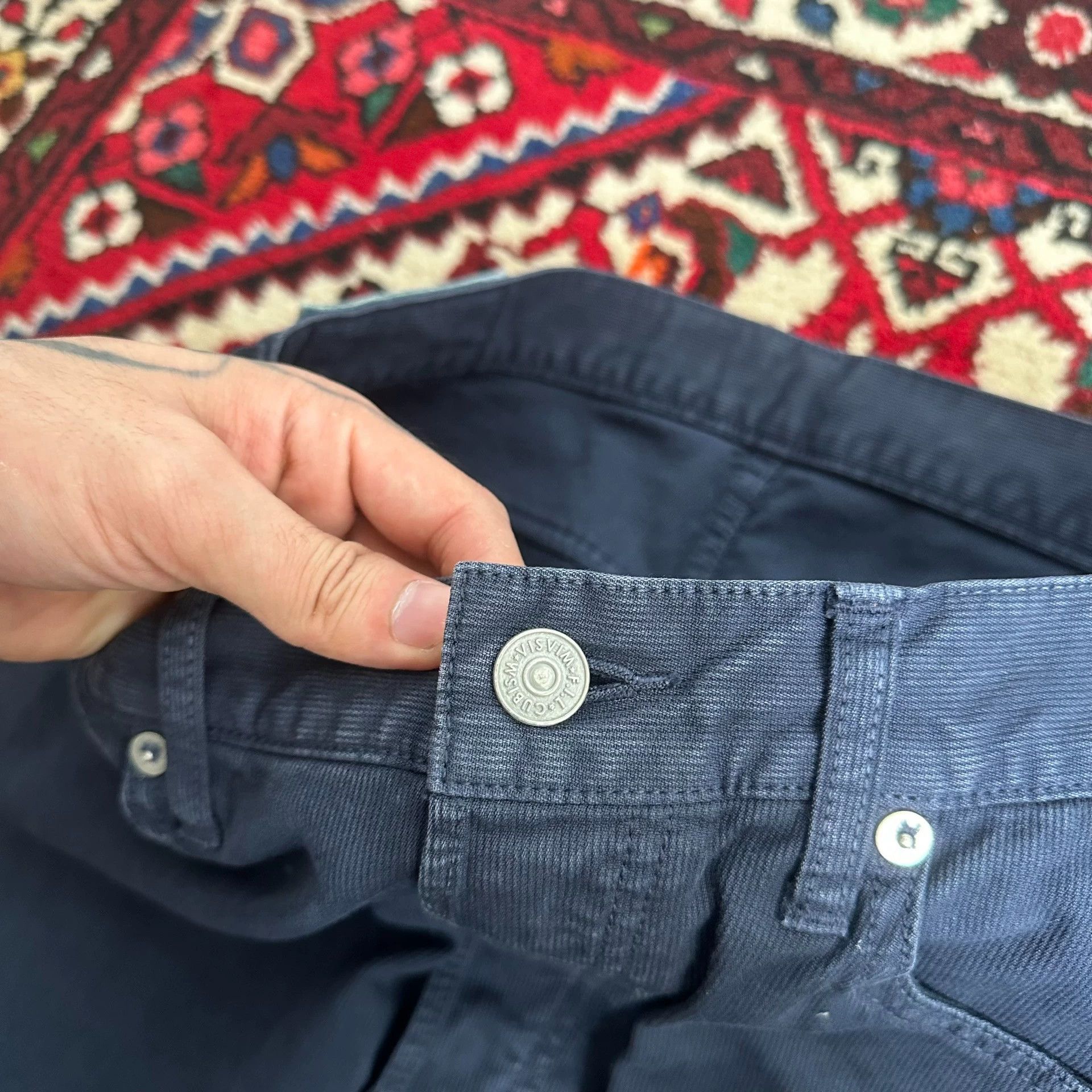 Visvim VISVIM 23SS FLUXUS 01 DMGD 3 DRY PIQUE pants Size US 34 / EU 50 - 5 Thumbnail