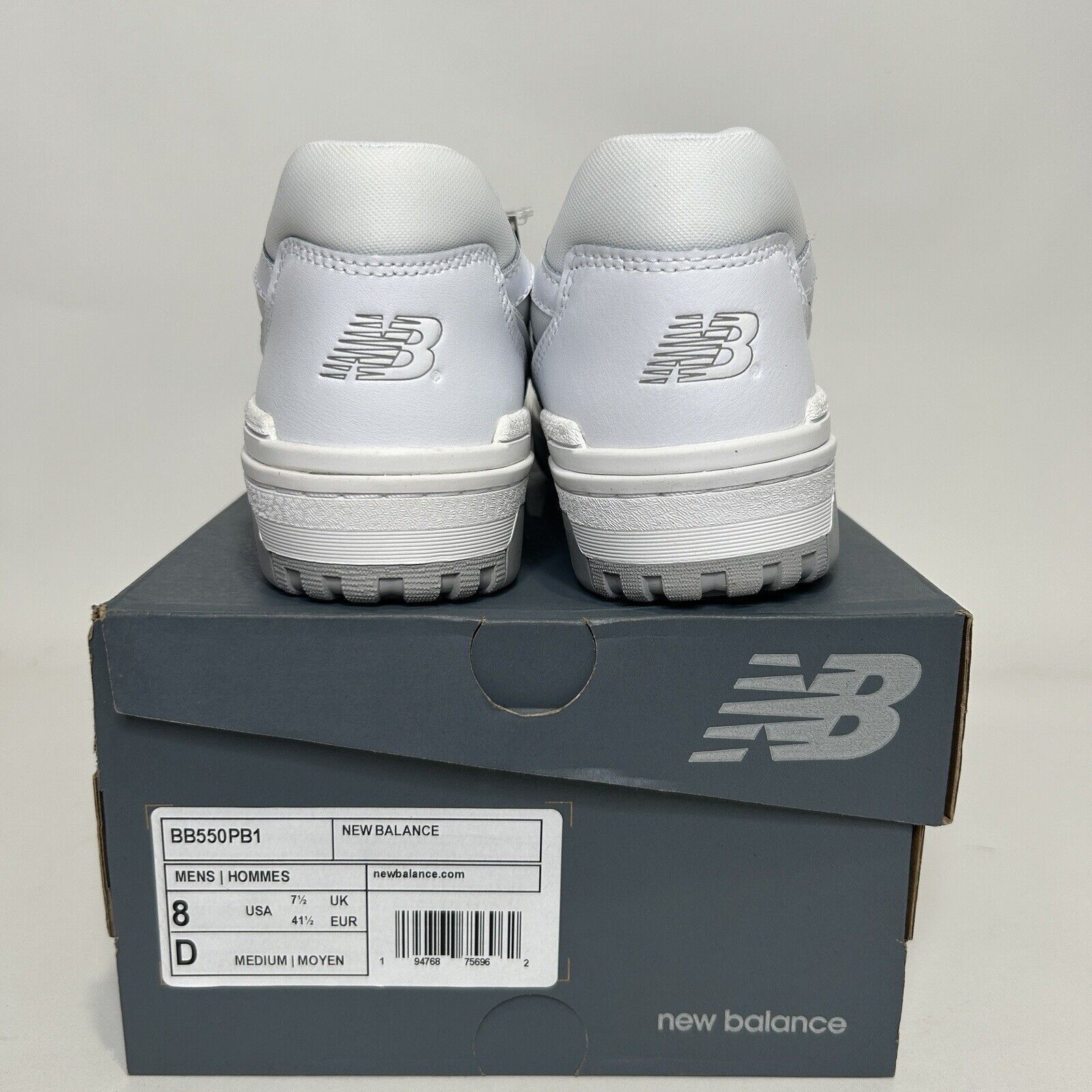 New Balance New Balance 550 “White Grey” 2024 Size US 8 / EU 41 - 4 Thumbnail
