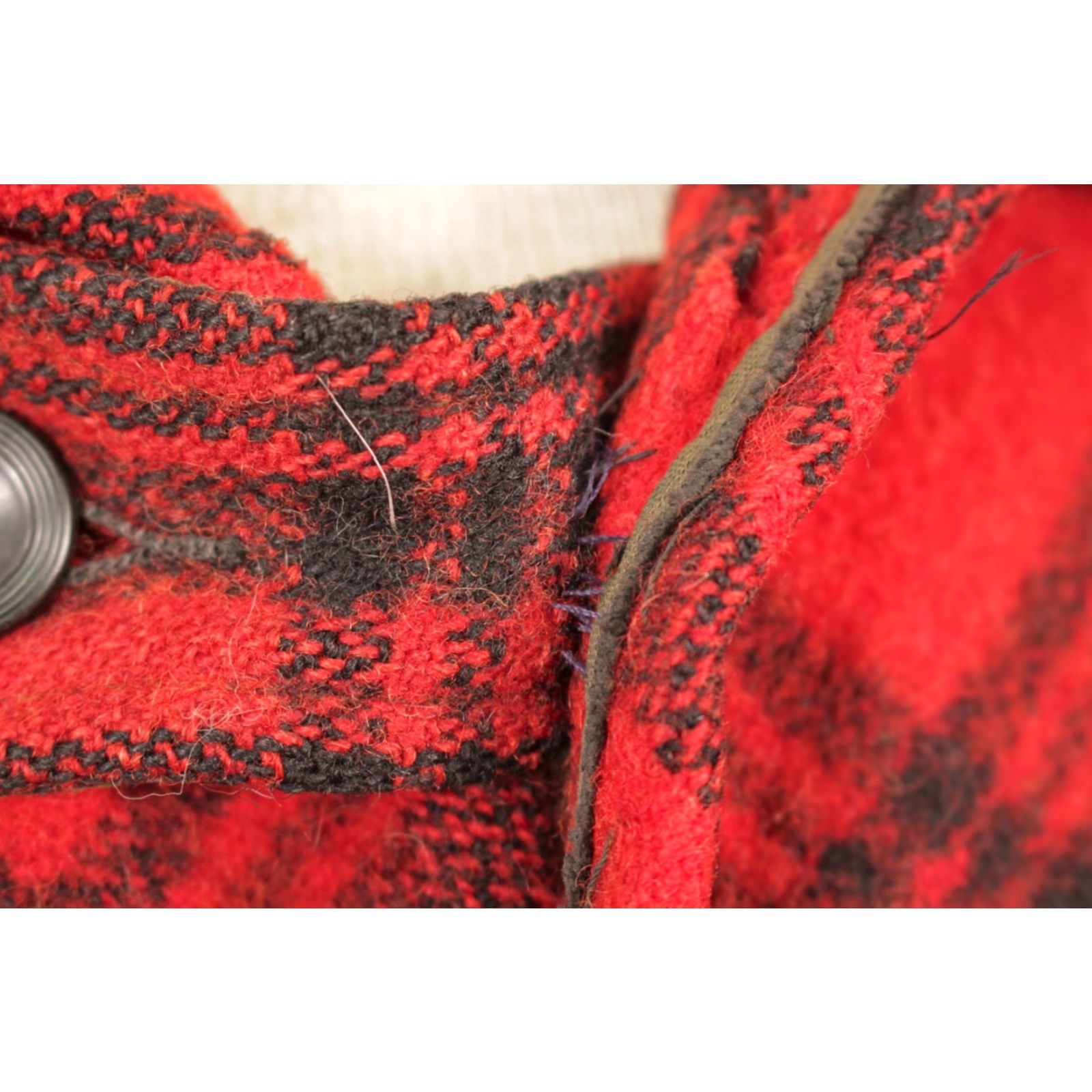 Vintage VTG Hercules Wool Hunting Jacket Sz M Red 40s 50s Vintage Mens M Wool Coat Jacket 1950s Red Hercules Size US M / EU 48-50 / 2 - 6 Thumbnail