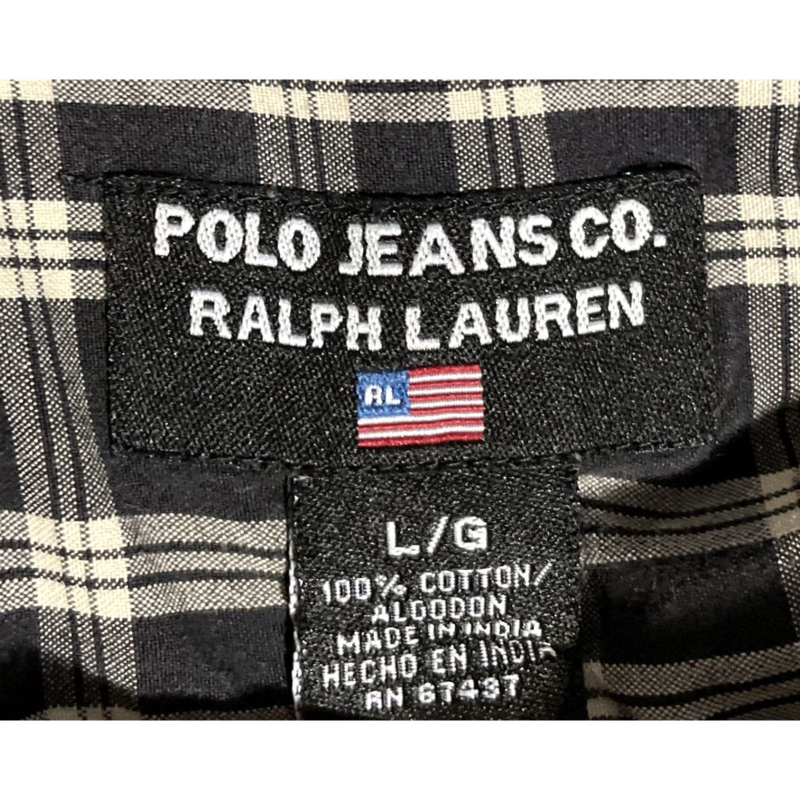 Ralph Lauren Ralph Lauren Polo Jeans Co Shirt Mens Large Plaid Button-Up 100% Cotton Casual Size US L / EU 52-54 / 3 - 3 Thumbnail