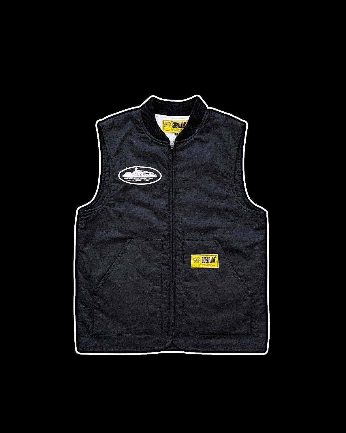 Streetwear CORTEIZ Guerillaz Quilted Vest CRTZ RTW | Grailed