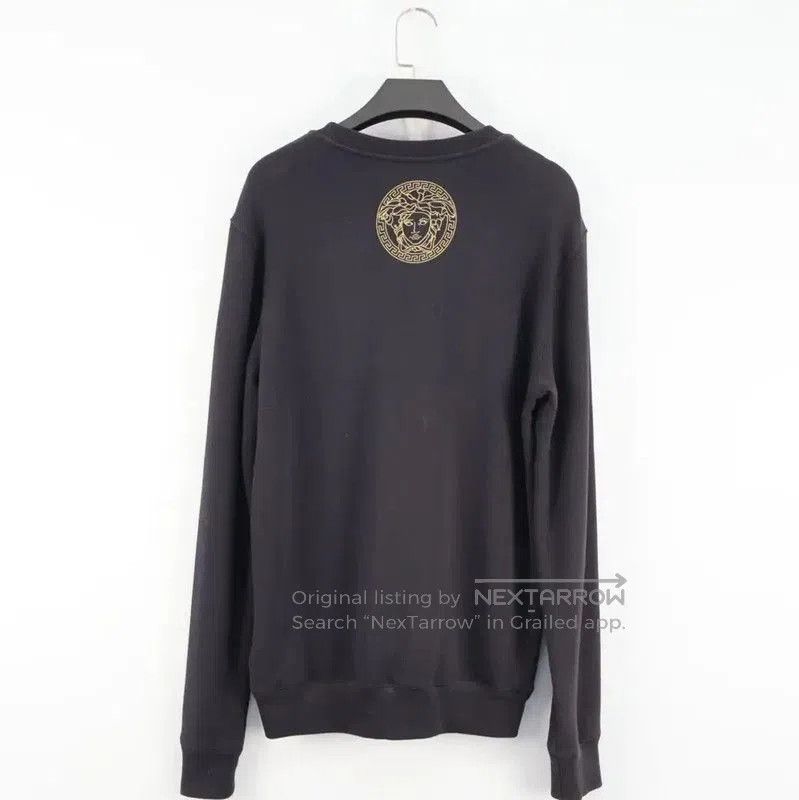 Versace Versace Black Women's Sweatshirt with Logo . Size XS / US 0-2 / IT 36-38 - 2 Thumbnail