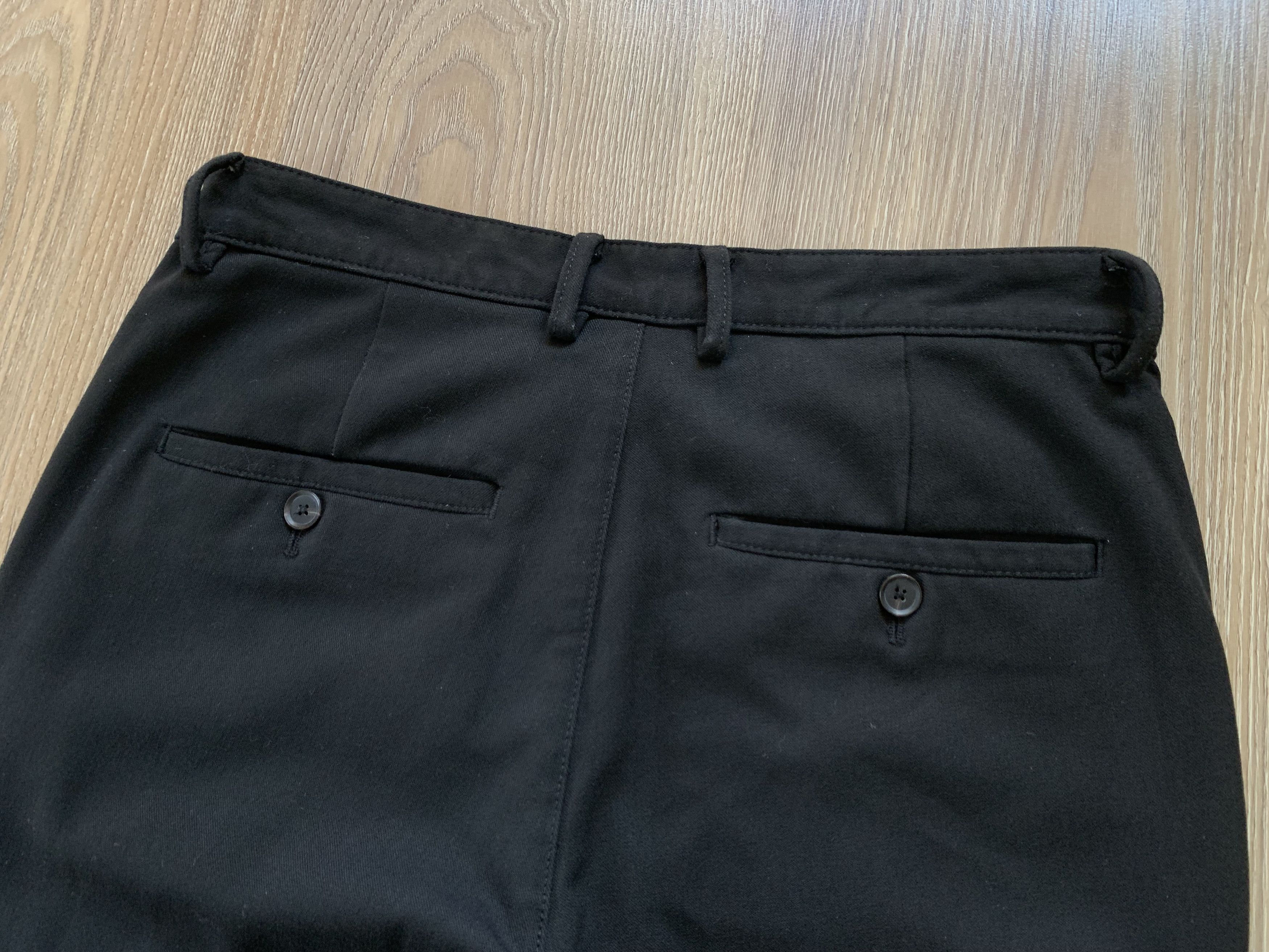 Zara Zara Black Classic Stretch Trousers Pants Size US 29 - 6 Thumbnail
