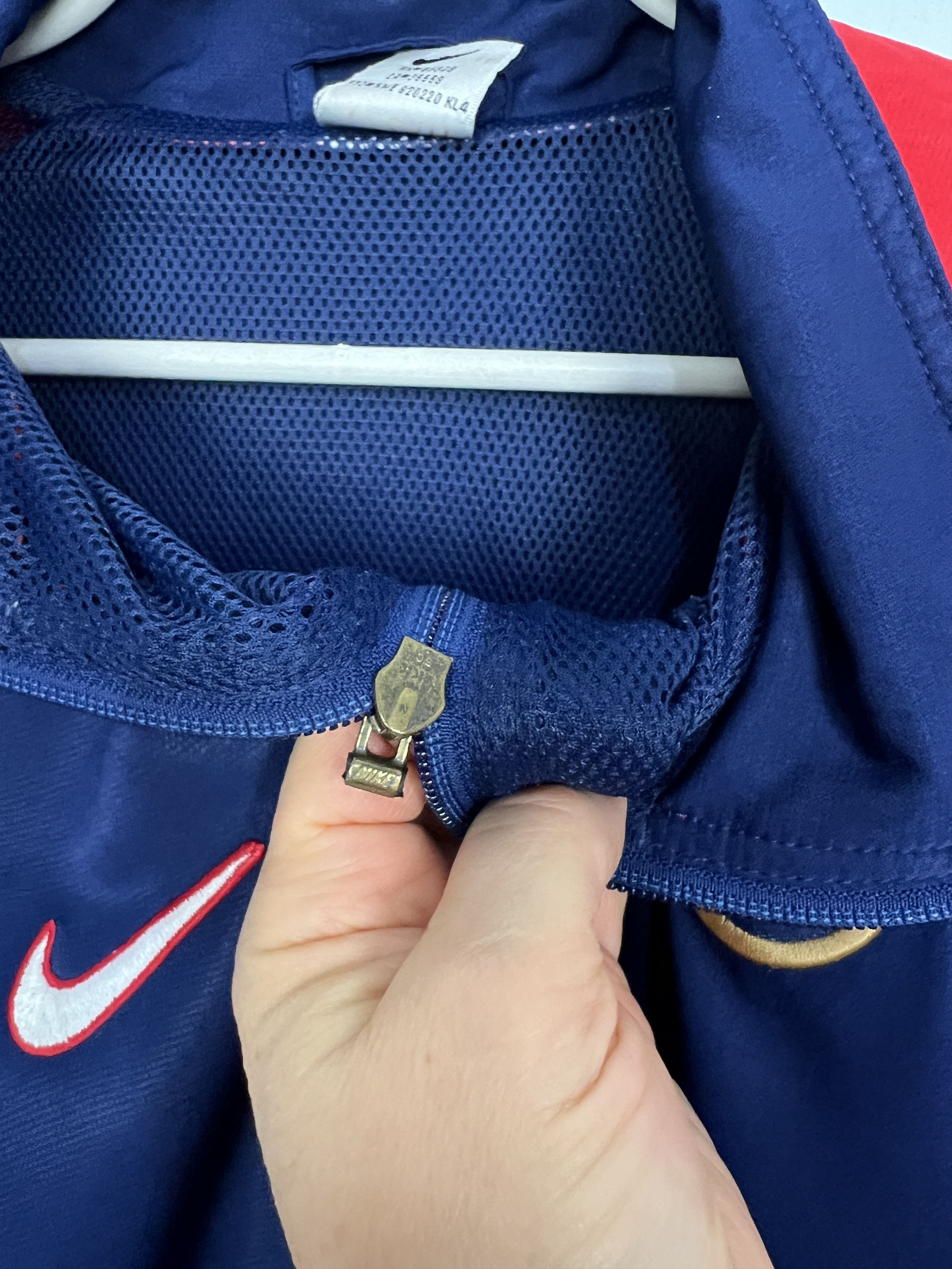 Nike Vintage 90's Arsenal Football Train Jacket Soccer Track Top Size US S / EU 44-46 / 1 - 4 Thumbnail