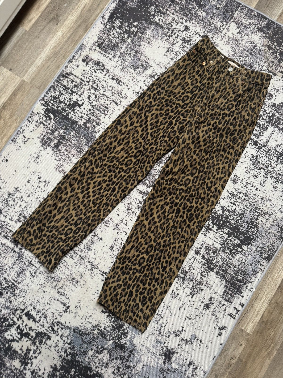 Levi's Levi's Camo Leopard Print Jeans Ribcage womens straight 24 Size US 26 / EU 42 - 3 Thumbnail