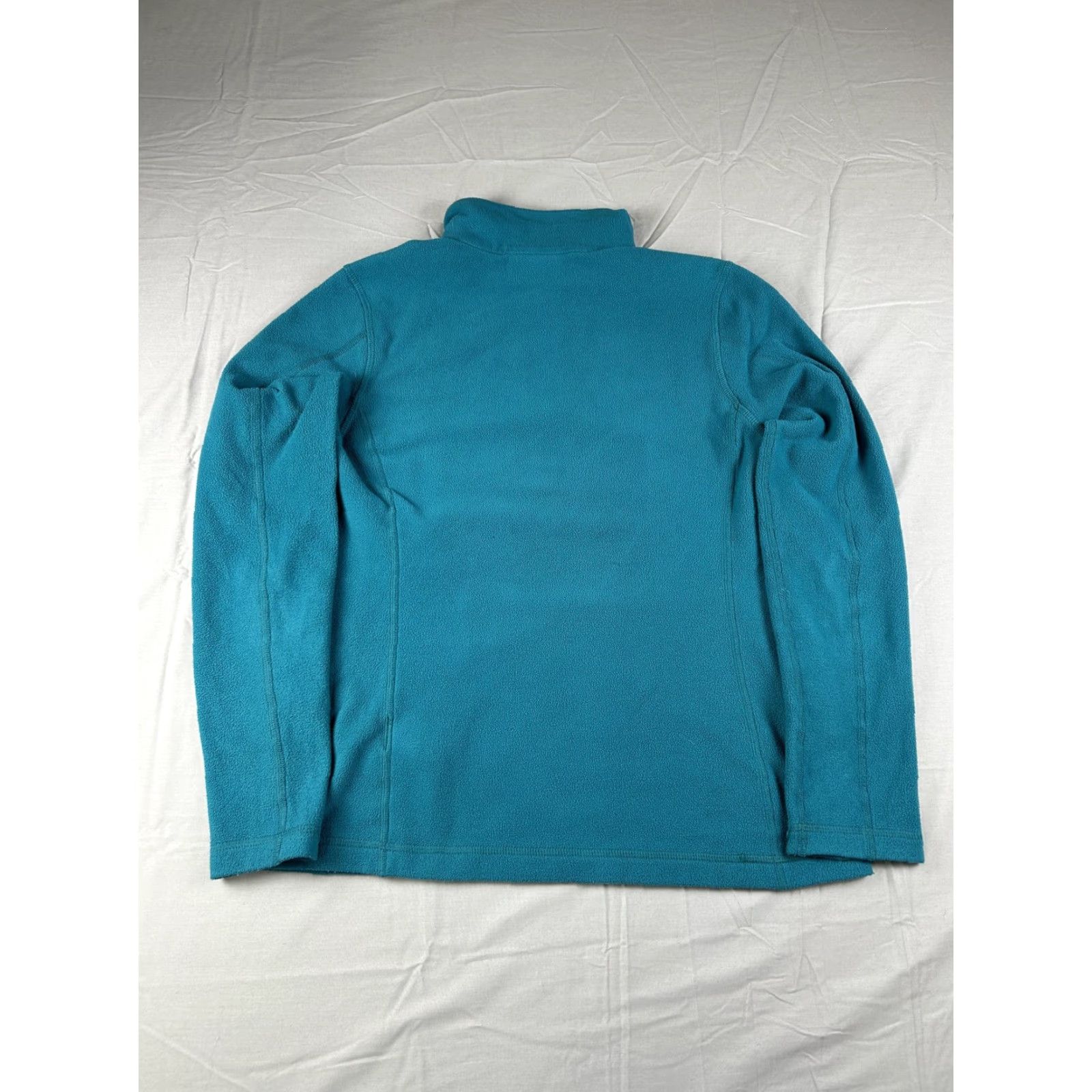 Patagonia Patagonia Womens Small Teal Blue Fleece 1/4 Zip Pullover Lightweight Jacket Size S / US 4 / IT 40 - 2 Thumbnail