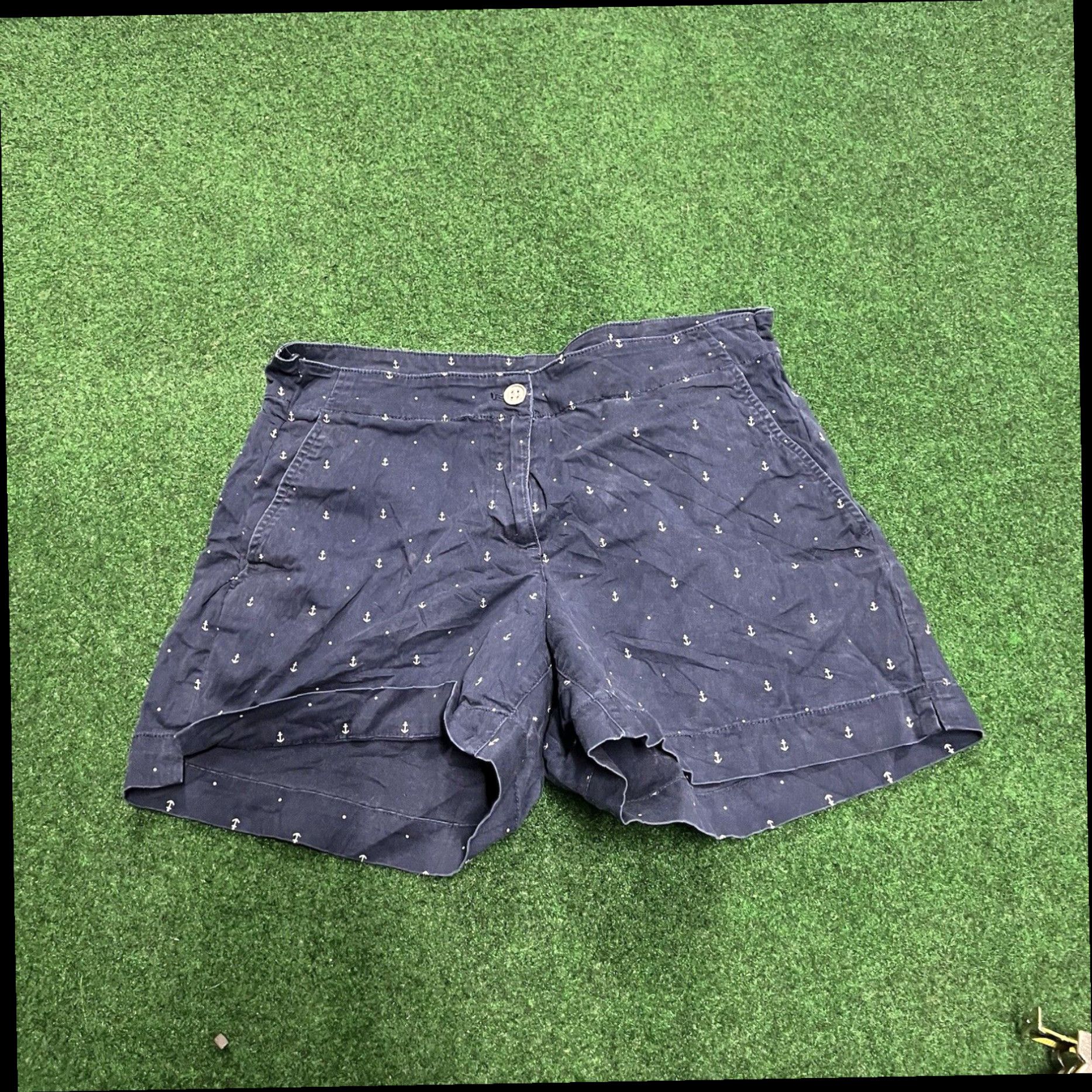 Nautica Women's Nautica Anchor Nautical Shorts Size 10 Summer Beach Outdoors Size 32" / US 10 / IT 46 - 1 Thumbnail