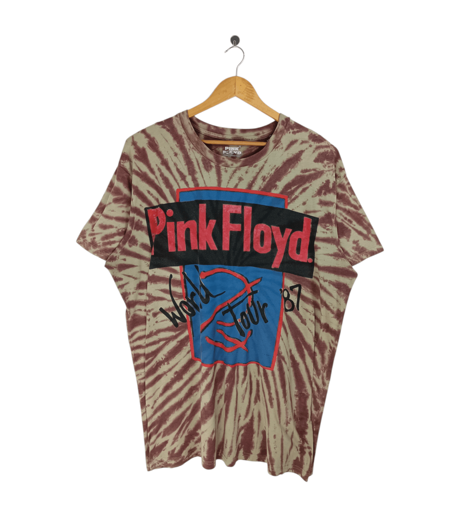 VINTAGE PINK FLOYD WORLD TOUR 87 REISSUE TIE DYE VERY RARE