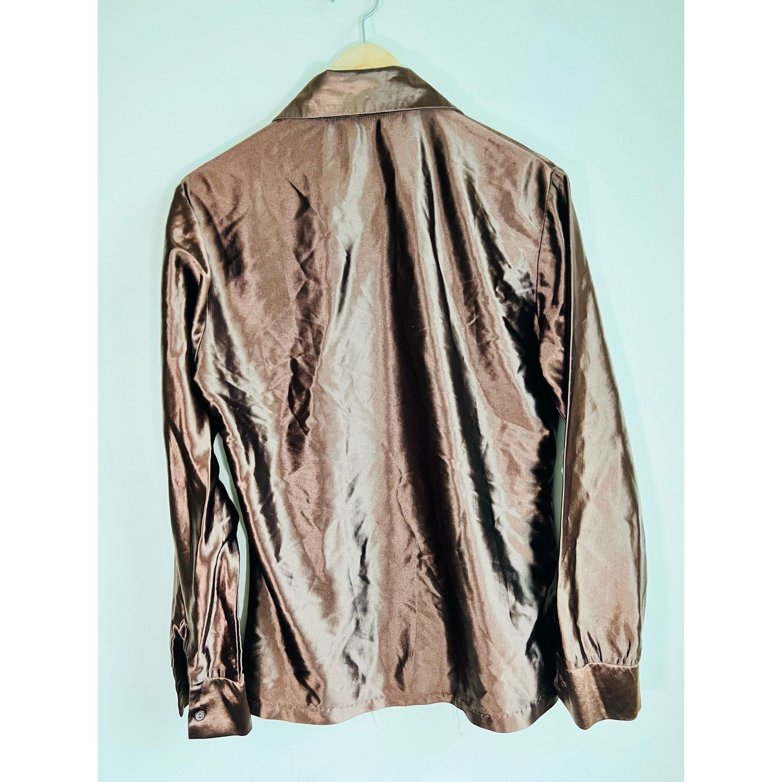 Vintage RARE 70s Vintage Cowboy Shirt Brown Medium Size US M / EU 48-50 / 2 - 7 Thumbnail