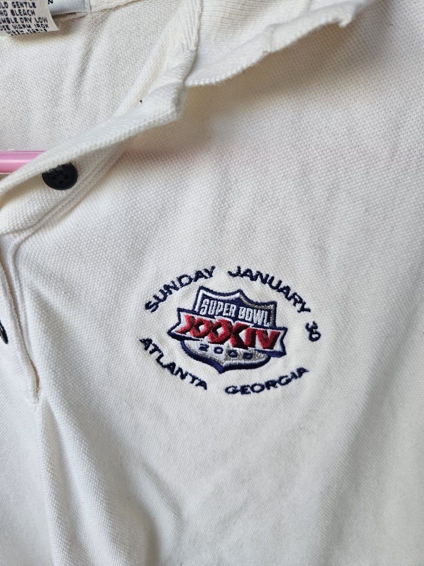 Antigua NFL Super Bowl XXXIV Atlanta Georgia 2000 Antigua Polo Size US M / EU 48-50 / 2 - 2 Thumbnail