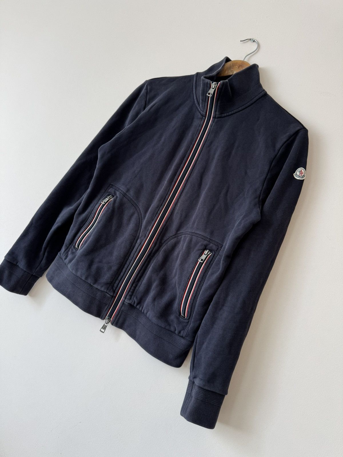 Moncler Moncler Maglia Cardigan Patch Logo Full Zip Sweatshirt Rare Size US M / EU 48-50 / 2 - 4 Thumbnail