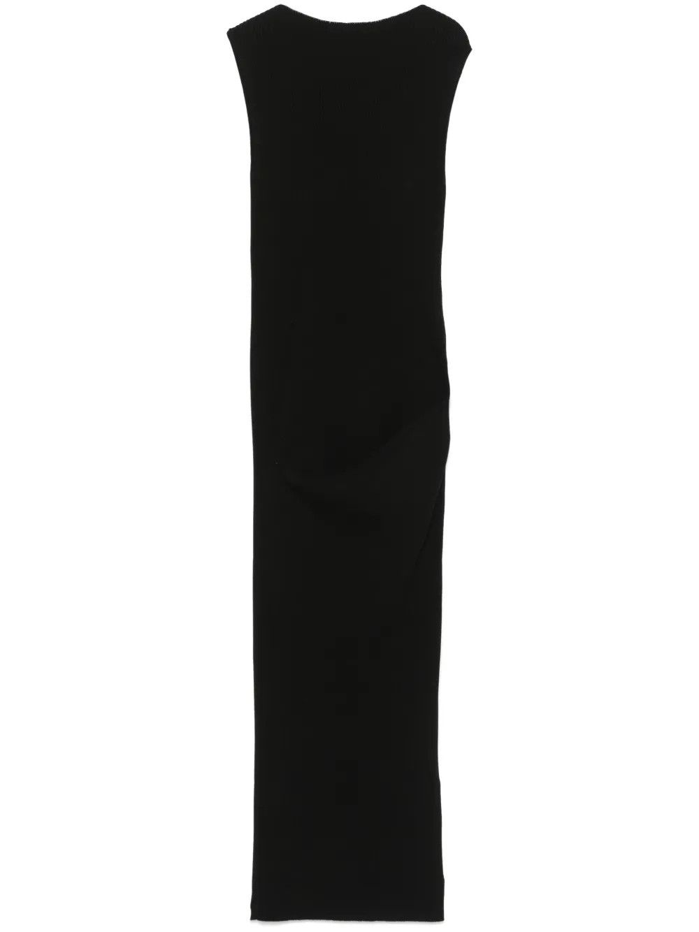 Rick Owens o1y0126 Midi Dress in Black Size M / US 6-8 / IT 42-44 - 1 Thumbnail