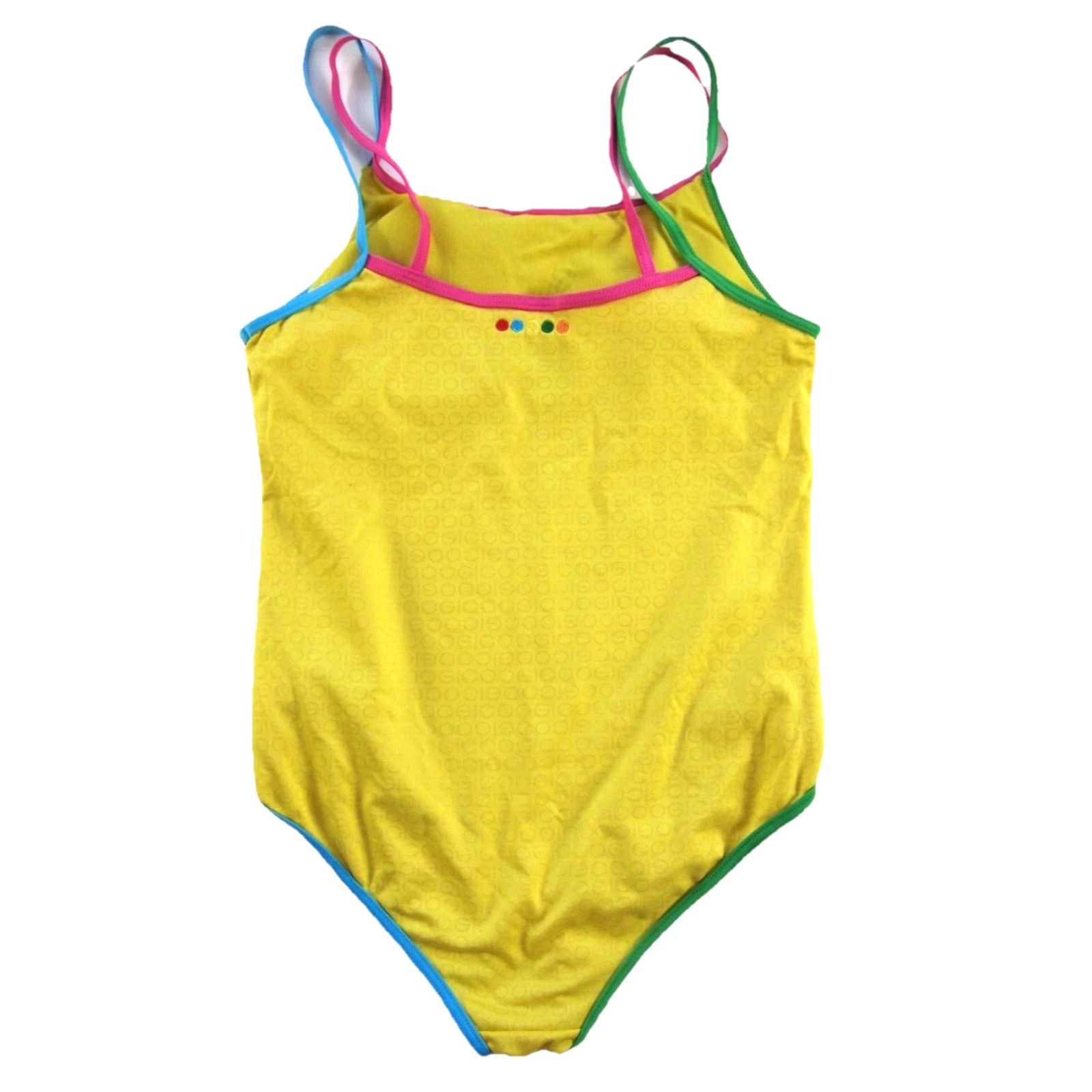 Coogi COOGI Australia One Piece Swimsuit Women S Yellow Padded Bra Geometric Built-In Bra Small Size ONE SIZE - 2 Thumbnail