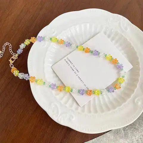 Other Lovely Colorful Flowers Daisy Choker Size ONE SIZE - 1 Thumbnail