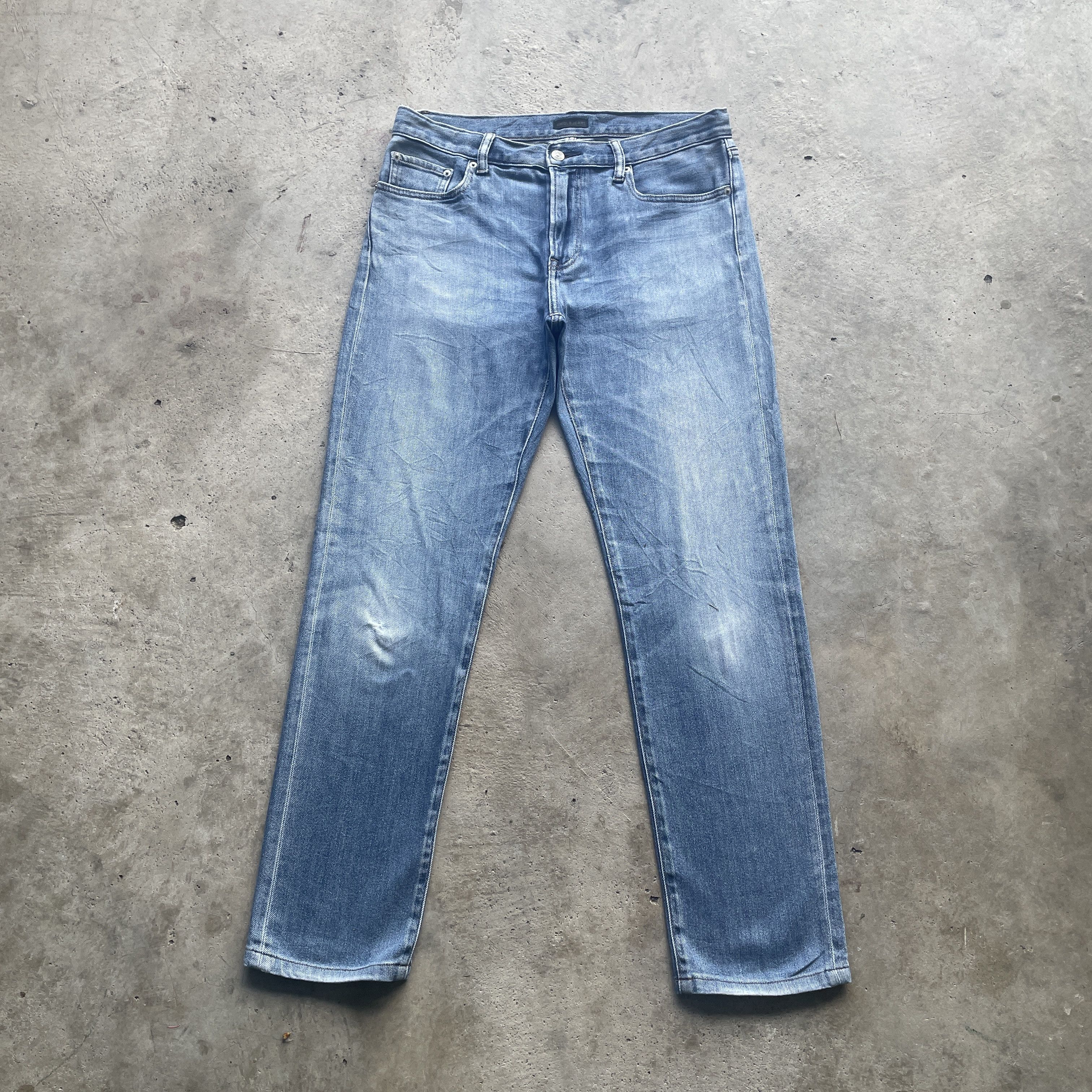 Japanese Brand VINTAGE JAPANESE BRAND DENIM FADED PANTS JEANS W33x30.5 Size US 33 - 2 Thumbnail