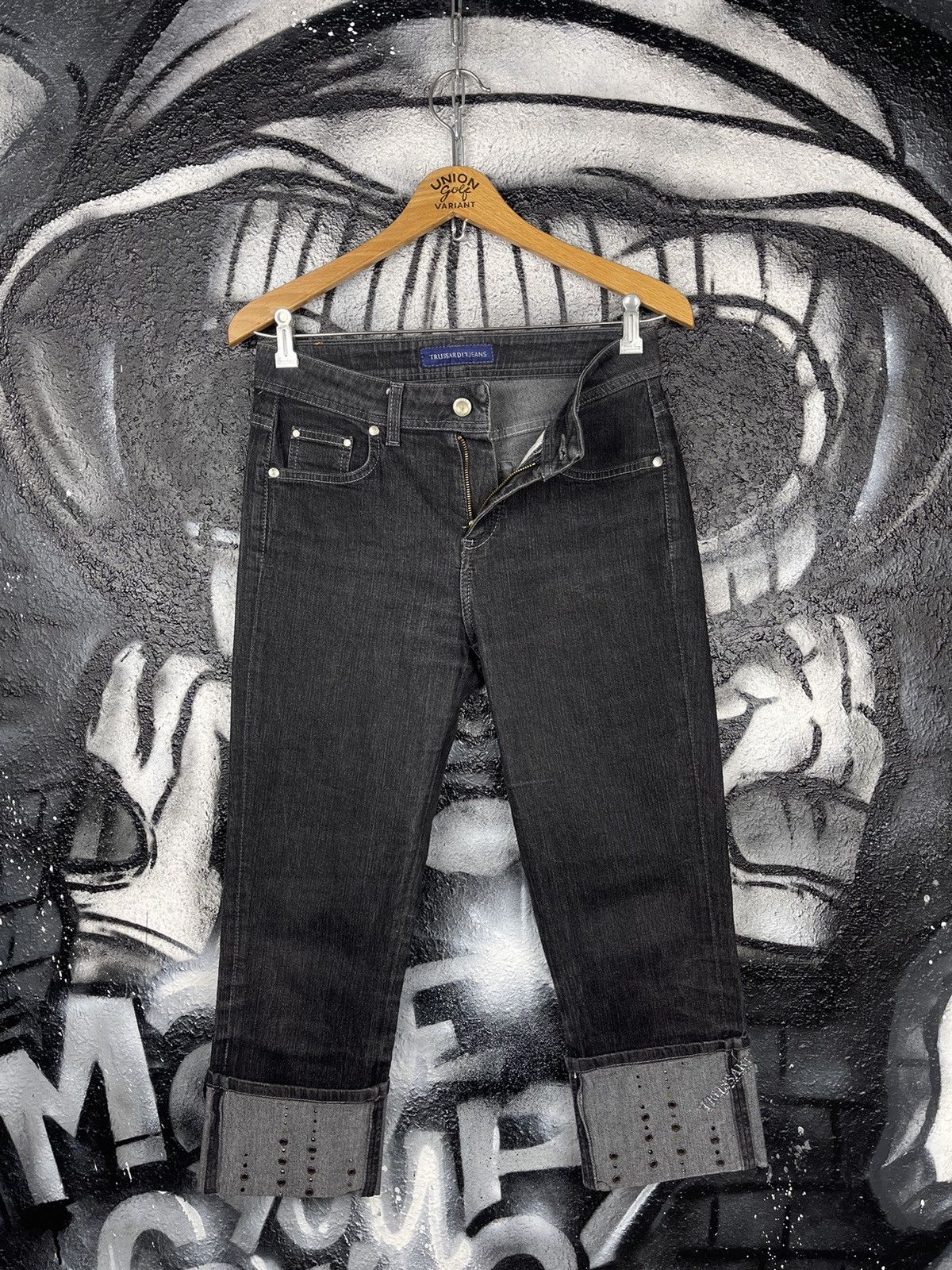 Trussardi Trussardi Jeans Vintage Luxury Women’s Denim Shorts Size 28 Size 28" / US 6 / IT 42 - 9 Thumbnail