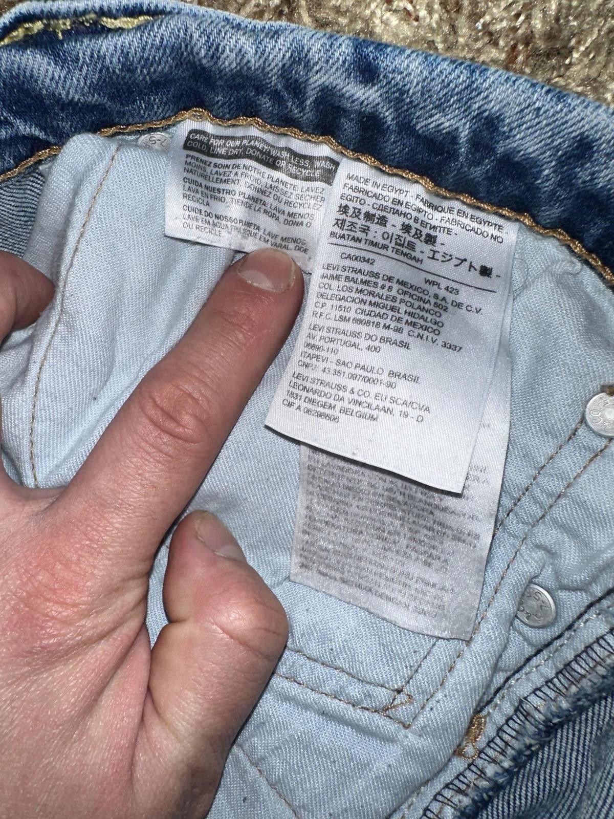 Levi's Men's Levi 511 Light Washed Blue Denim Pants Size US 36 / EU 52 - 6 Thumbnail