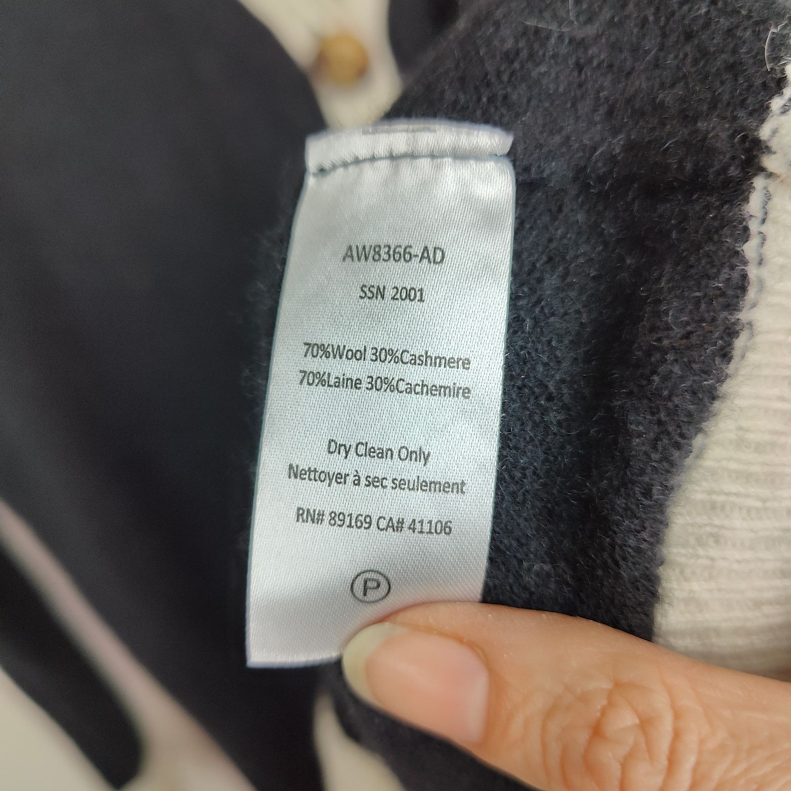 ATM Anthony Thomas Melillo ATM Anthony Thomas Melillo Oversized Wool Cashmere Cardigan Size XS / US 0-2 / IT 36-38 - 7 Thumbnail