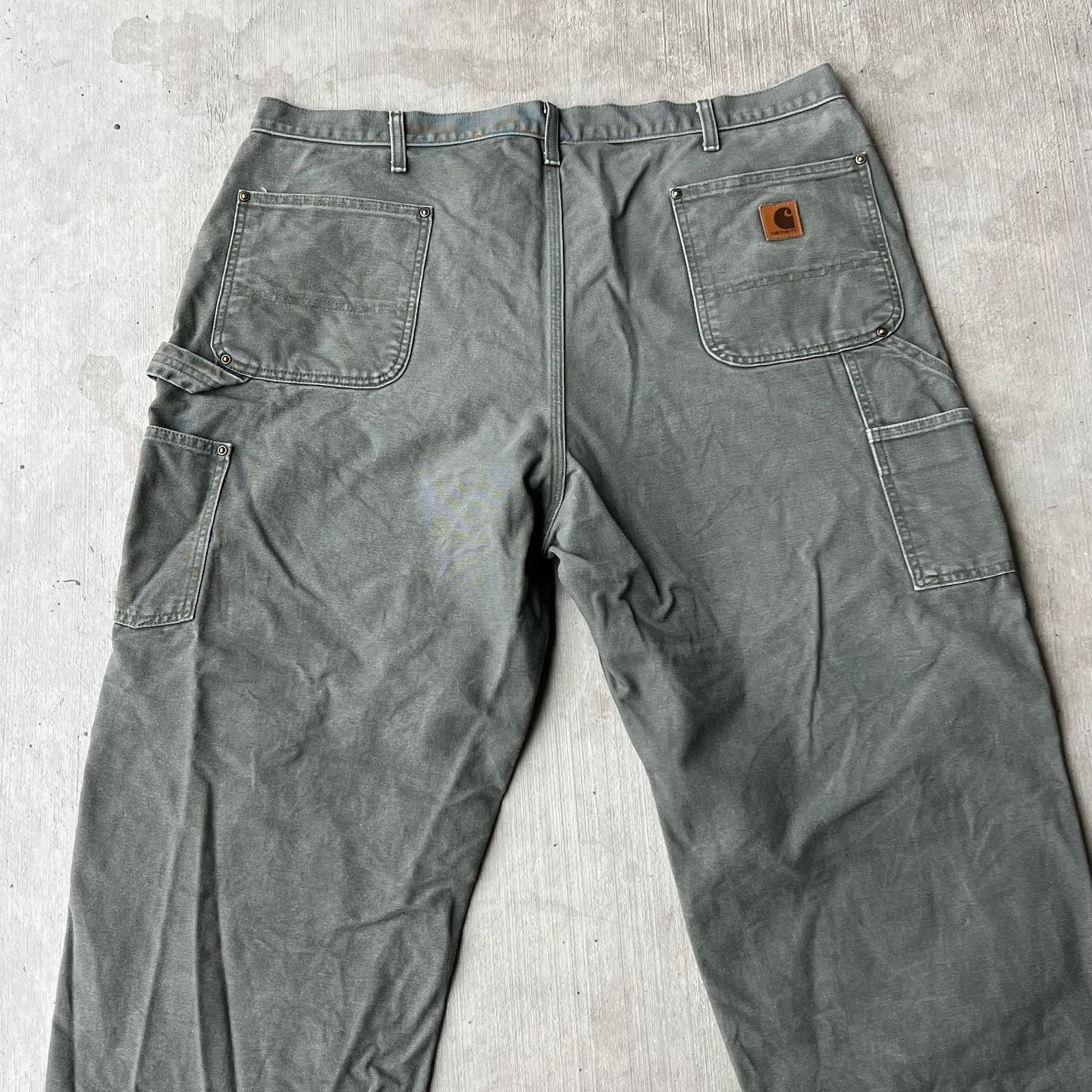 Carhartt × Vintage Carhartt MOS green double knee work wear carpenter pants Size US 41 - 8 Thumbnail