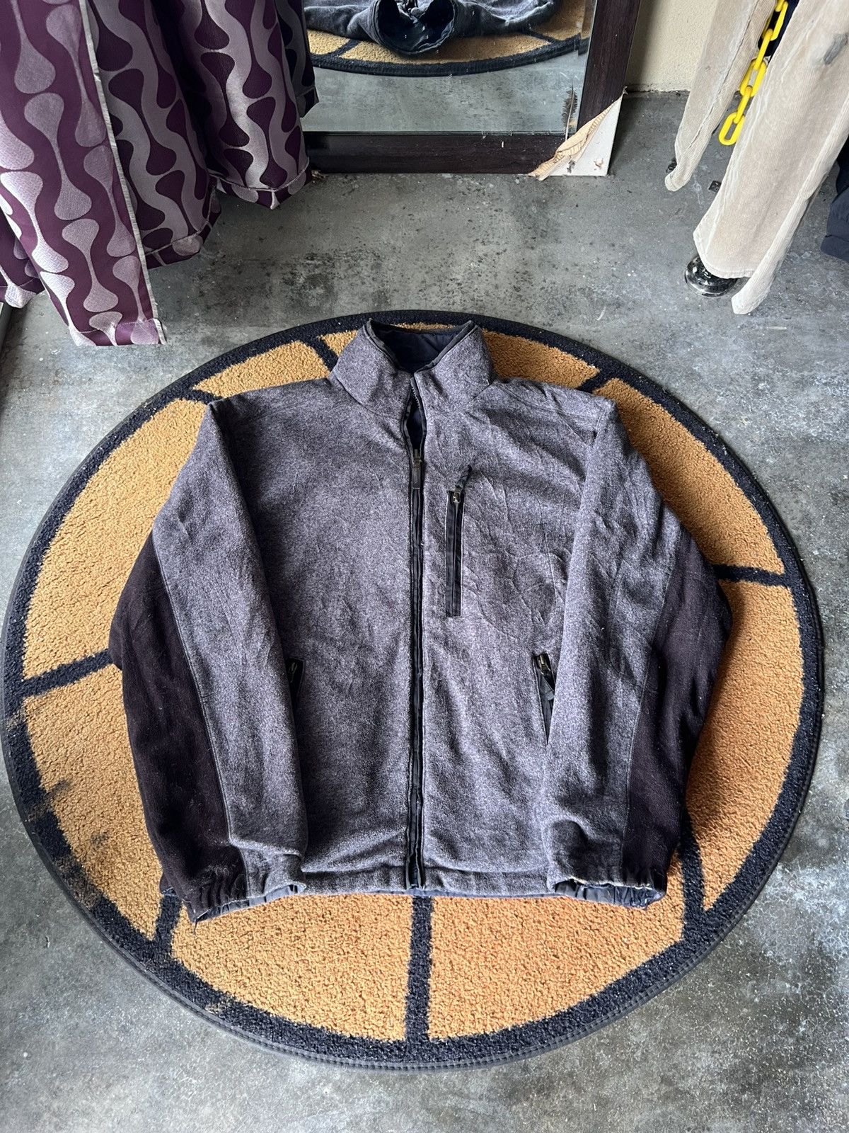 Marks & Spencer 🔥Rare Marks & Spencer Distressed Reversible Zipper Jacket Size US M / EU 48-50 / 2 - 1 Thumbnail