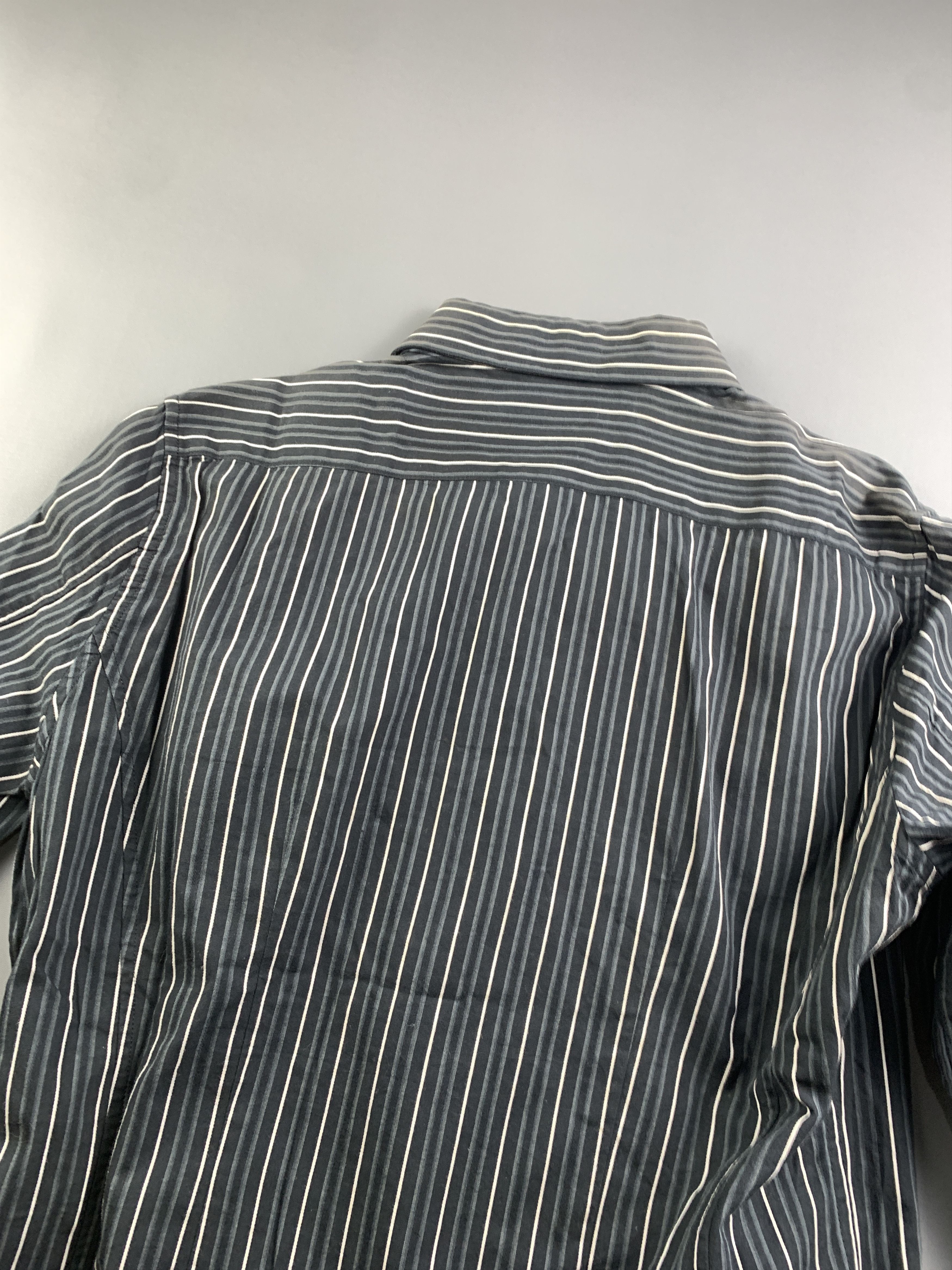 Nicole Club Hideaways Nicole Black Patchwork J-Sleeves Fitted Shirt (M) Size US M / EU 48-50 / 2 - 2 Thumbnail
