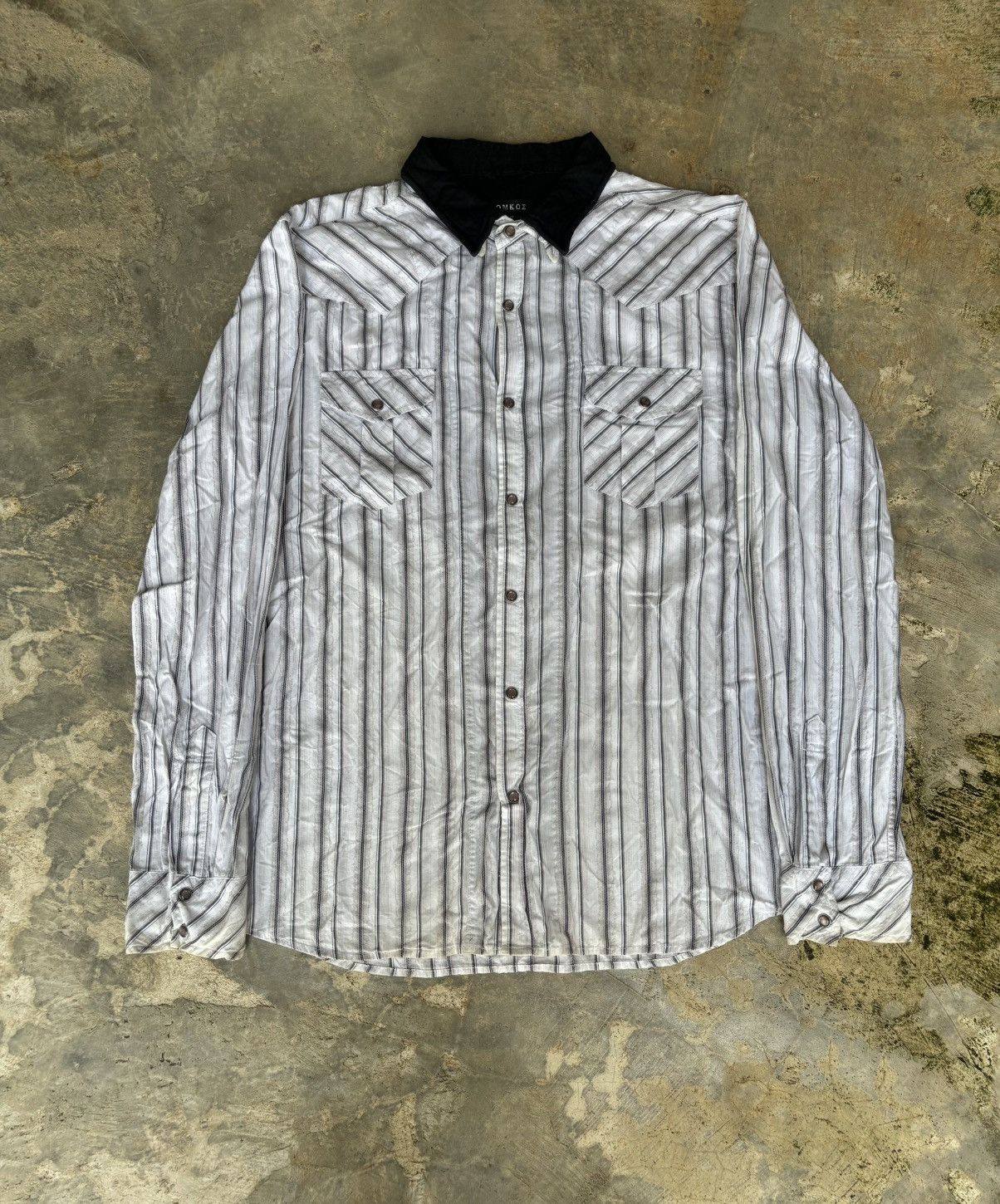 Hysteric Glamour Y2k Double Layer Omkoe Ifwixwasnine Punk Style Shirt Size US XL / EU 56 / 4 - 2 Thumbnail