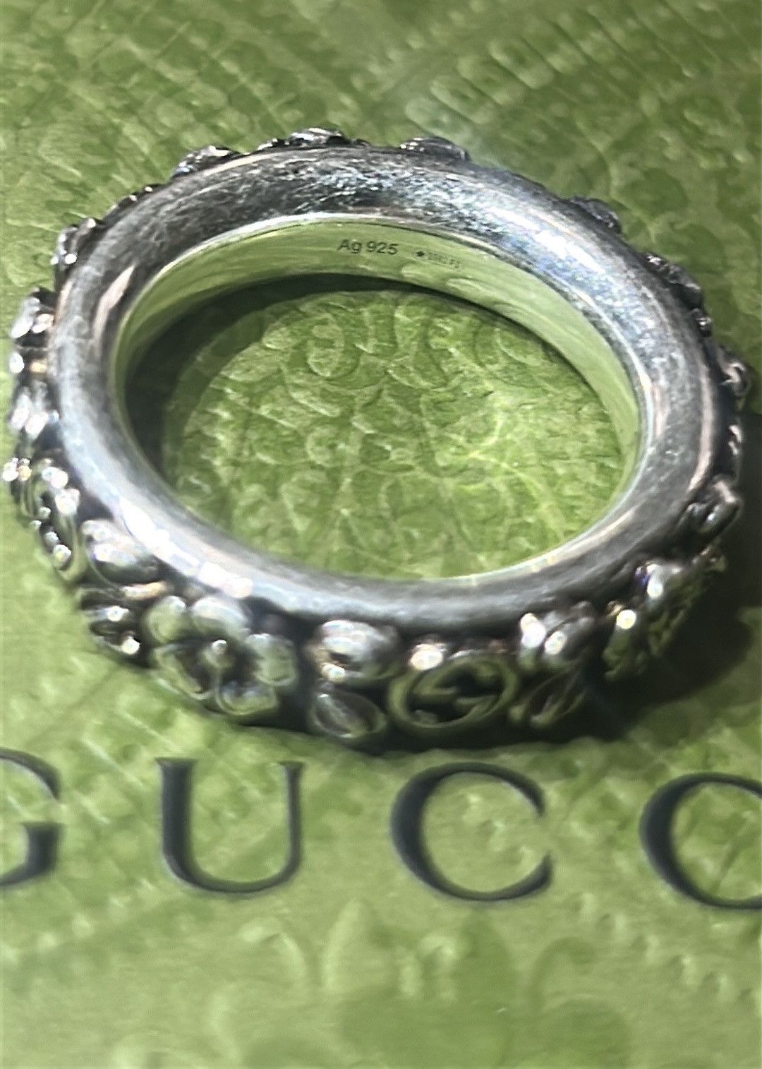 Gucci Gucci Interlocking G Flower Ring Ag925 Size ONE SIZE - 5 Thumbnail