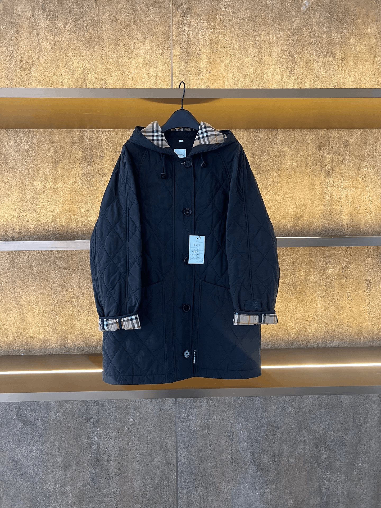 Burberry Burberry Plaid Cotton Heavy Coat s Men Size US S / EU 44-46 / 1 - 1 Thumbnail