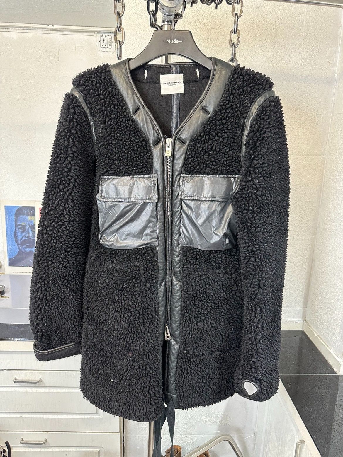 image of Takahiromiyashita The Soloist 17Aw Fleece in Black, Men's (Size Medium)