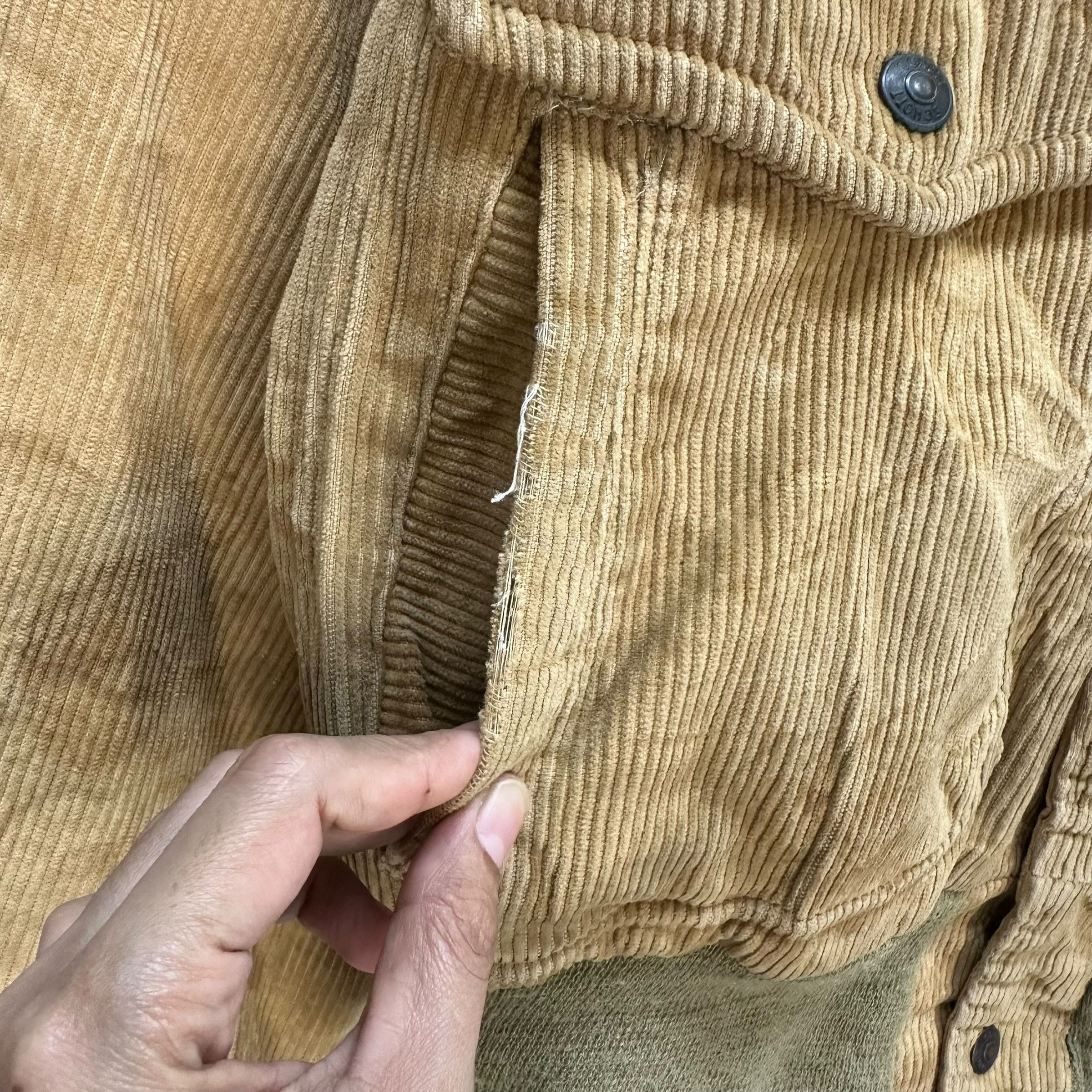 Schott 80's Schott NYC A2 Type Shearling Corduroy Jacket #A14-0357 Size US M / EU 48-50 / 2 - 5 Thumbnail