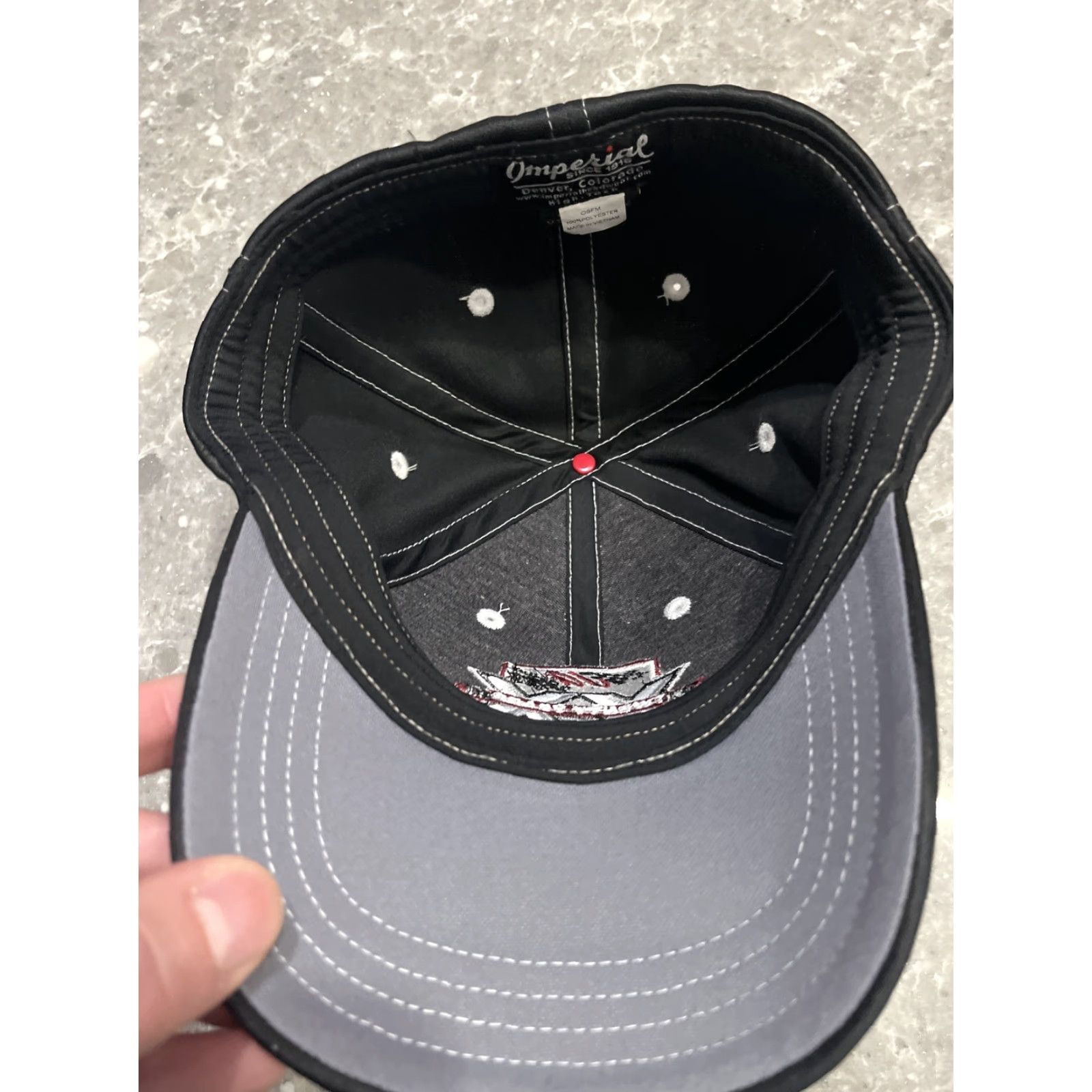 NASCAR Joe Gibbs Racing hat Black One Size Men Baseball Cap Nascar Twenty Years ‘91 To ‘11 Hitec Imperial Designer Size ONE SIZE - 6 Thumbnail