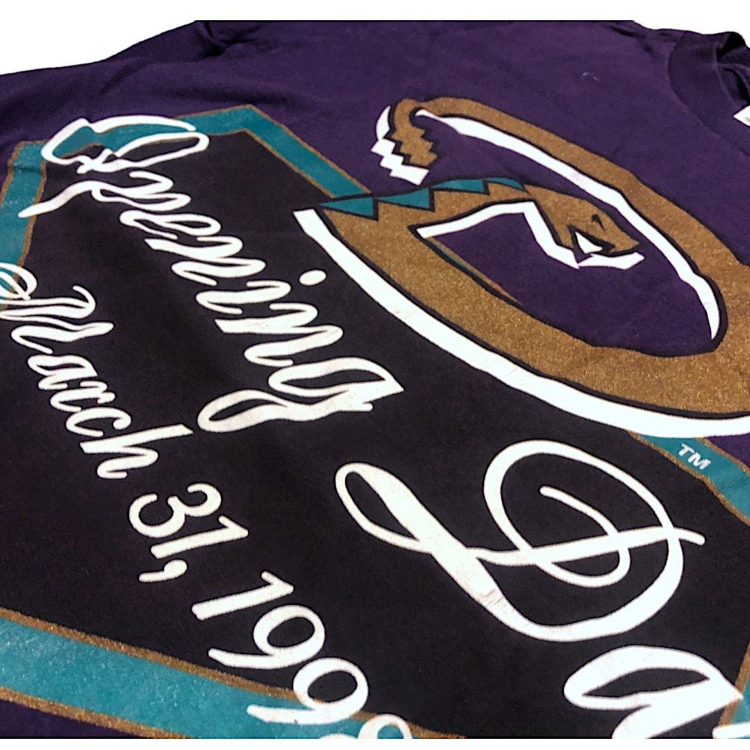 Lee × MLB Arizona Diamondbacks Opening Day 1998 Purple Shirt - Kids Lg Size US S / EU 44-46 / 1 - 4 Thumbnail