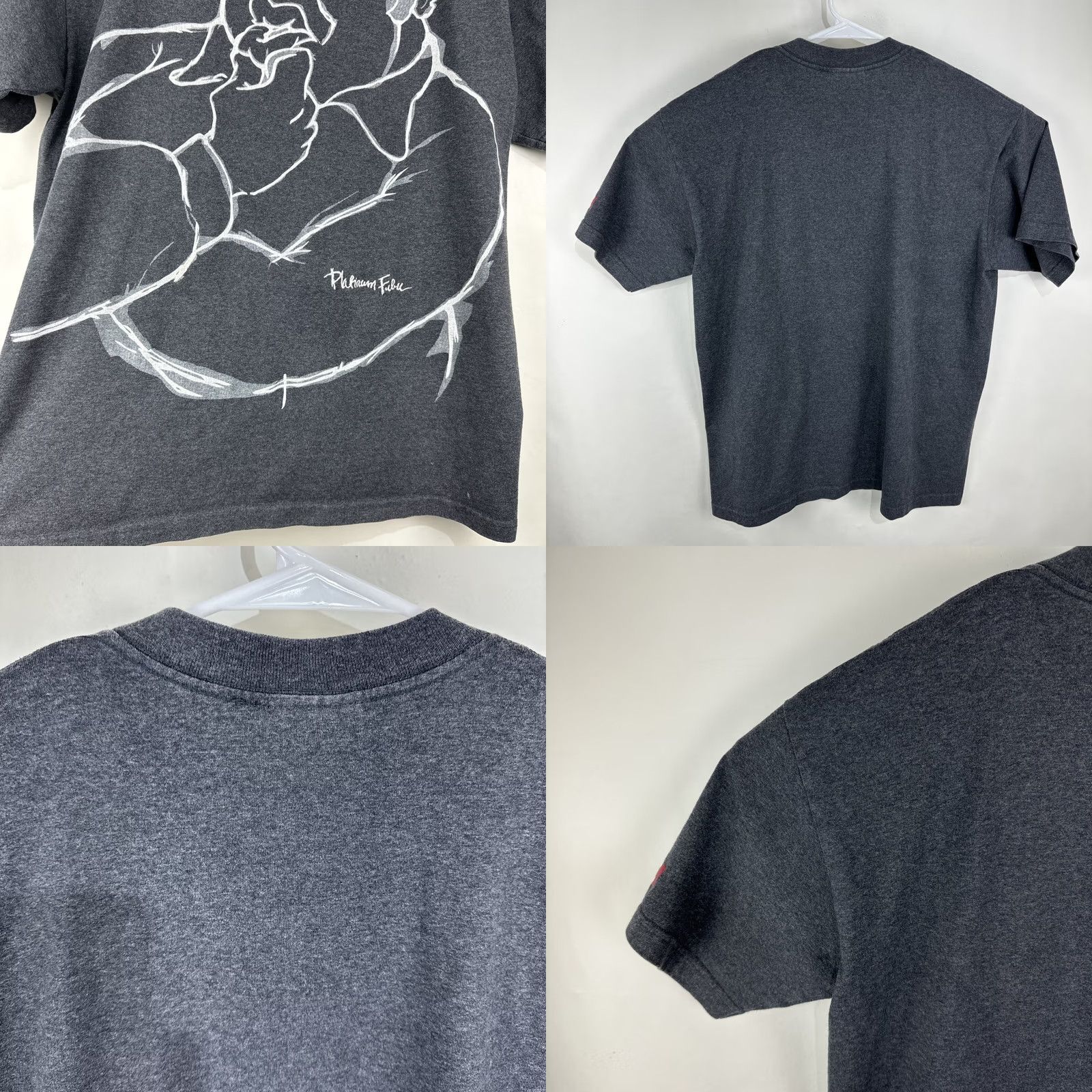 Fubu VINTAGE FUBU Shirt XL Fat Albert Graphic Made in USA Gray Logo Platinum Hip Hop 90s Mens Size US XL / EU 56 / 4 - 9 Thumbnail