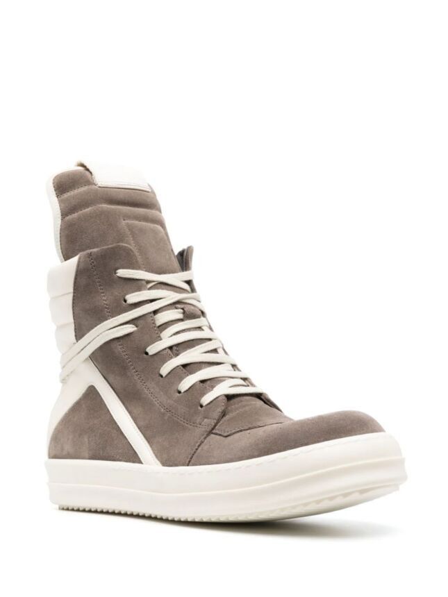 image of Rick Owens Geobasket Sneakers in Brown, Men's (Size 8)