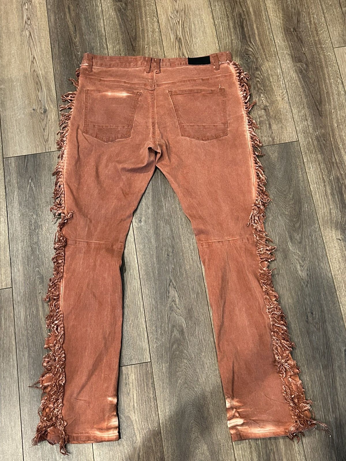Designer × Smoke Rise Smoke Rise Red Stacked Denim US 36x36 Size US 36 / EU 52 - 8 Thumbnail