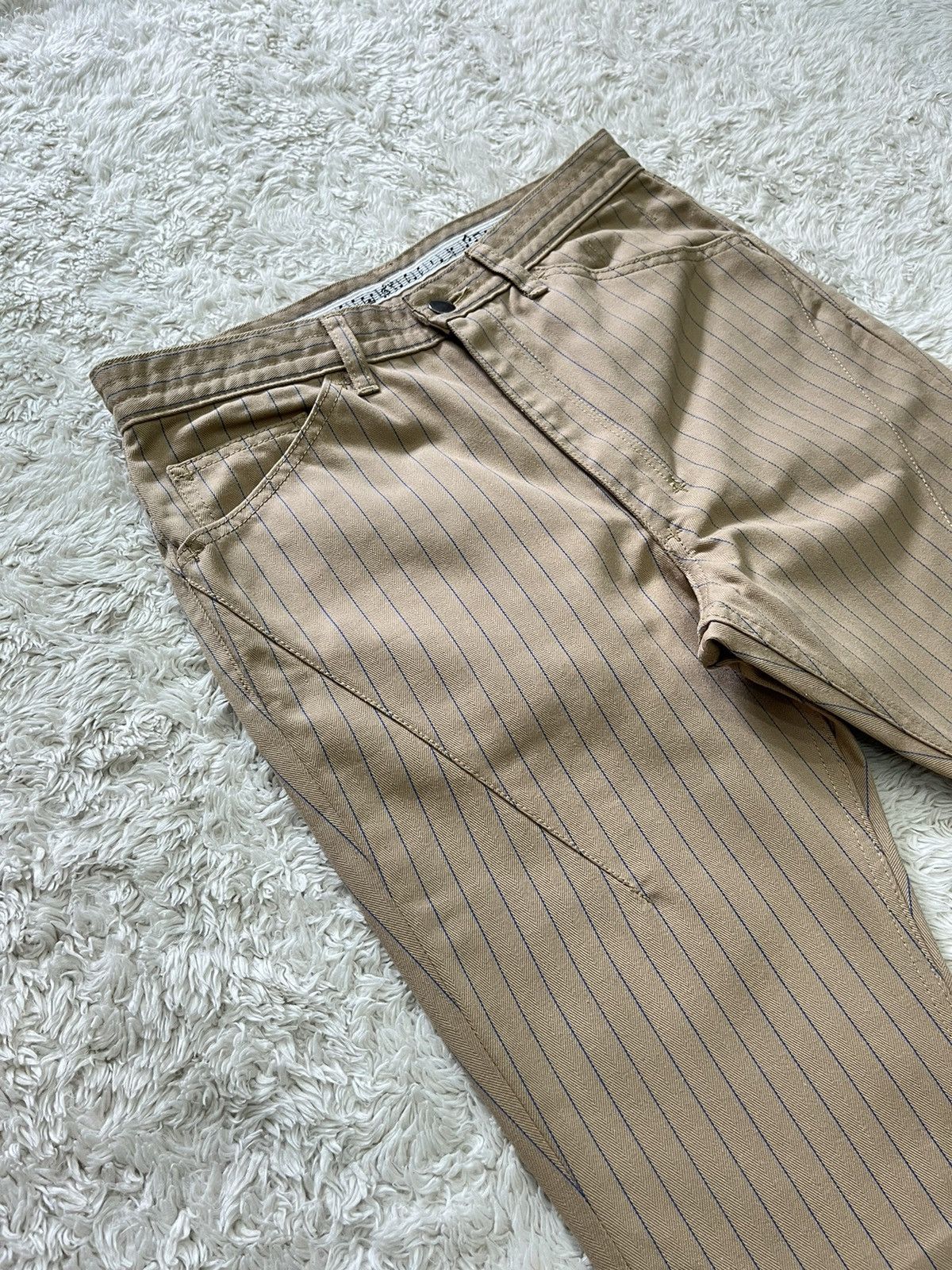 Number (N)ine number nine blue pinstripe pants Size US 30 / EU 46 - 3 Thumbnail