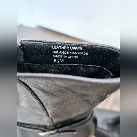 Anne Klein Leather Buckled Mid-Calf Boot Size US 8.5 / IT 38.5 - 9 Thumbnail
