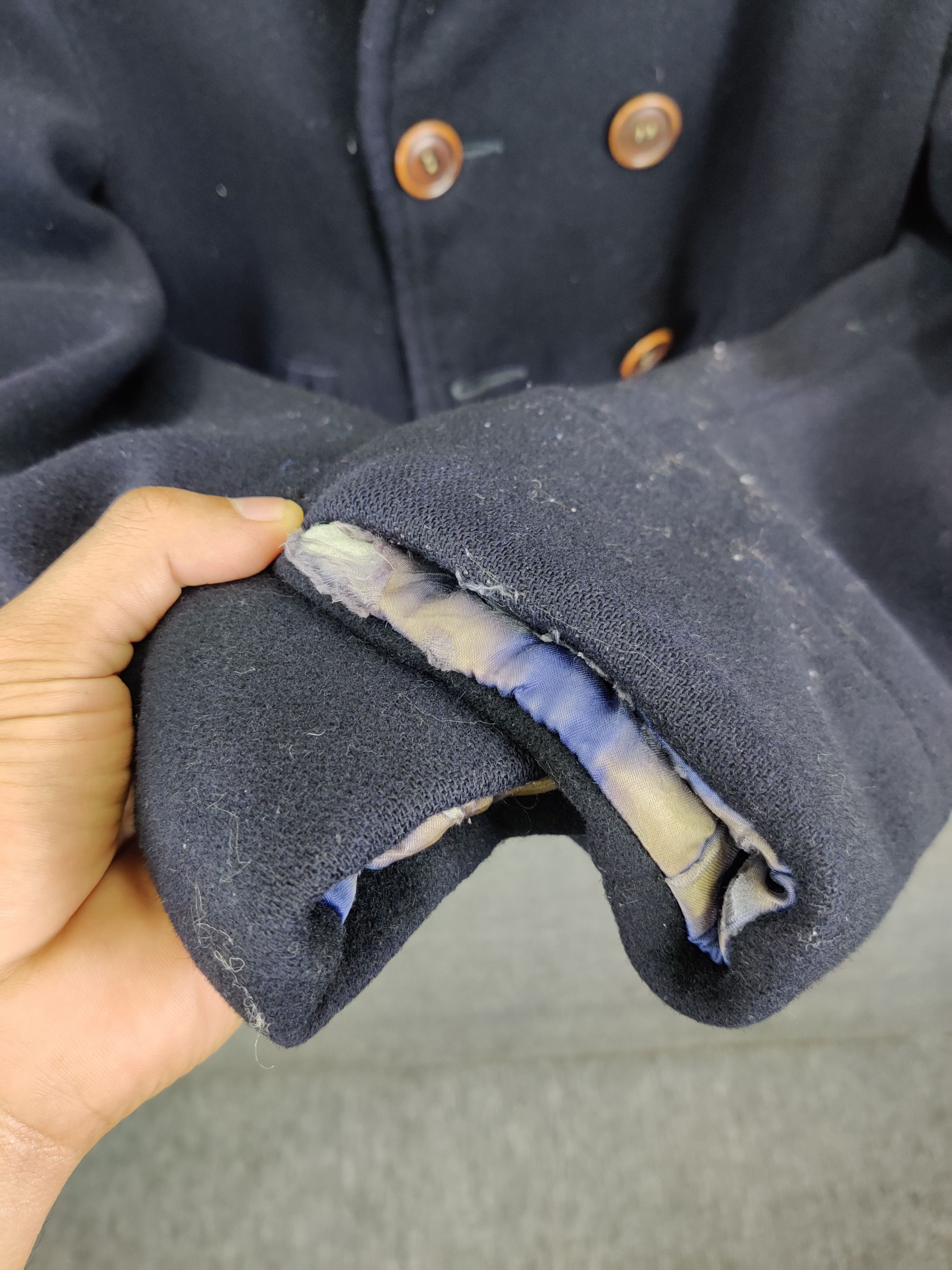 Blue Blue Japan Vintage Blue Blue Japan Wool Double Breasted Coat Size US M / EU 48-50 / 2 - 12 Thumbnail