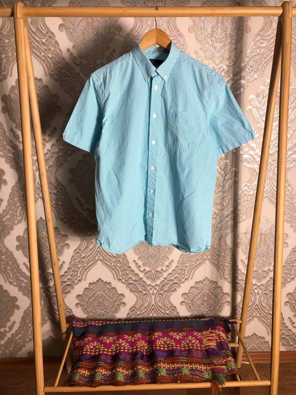 VINTAGE FRED PERRY CLASSIC DESIGNER SHIRT CASUAL DELUX 90s
