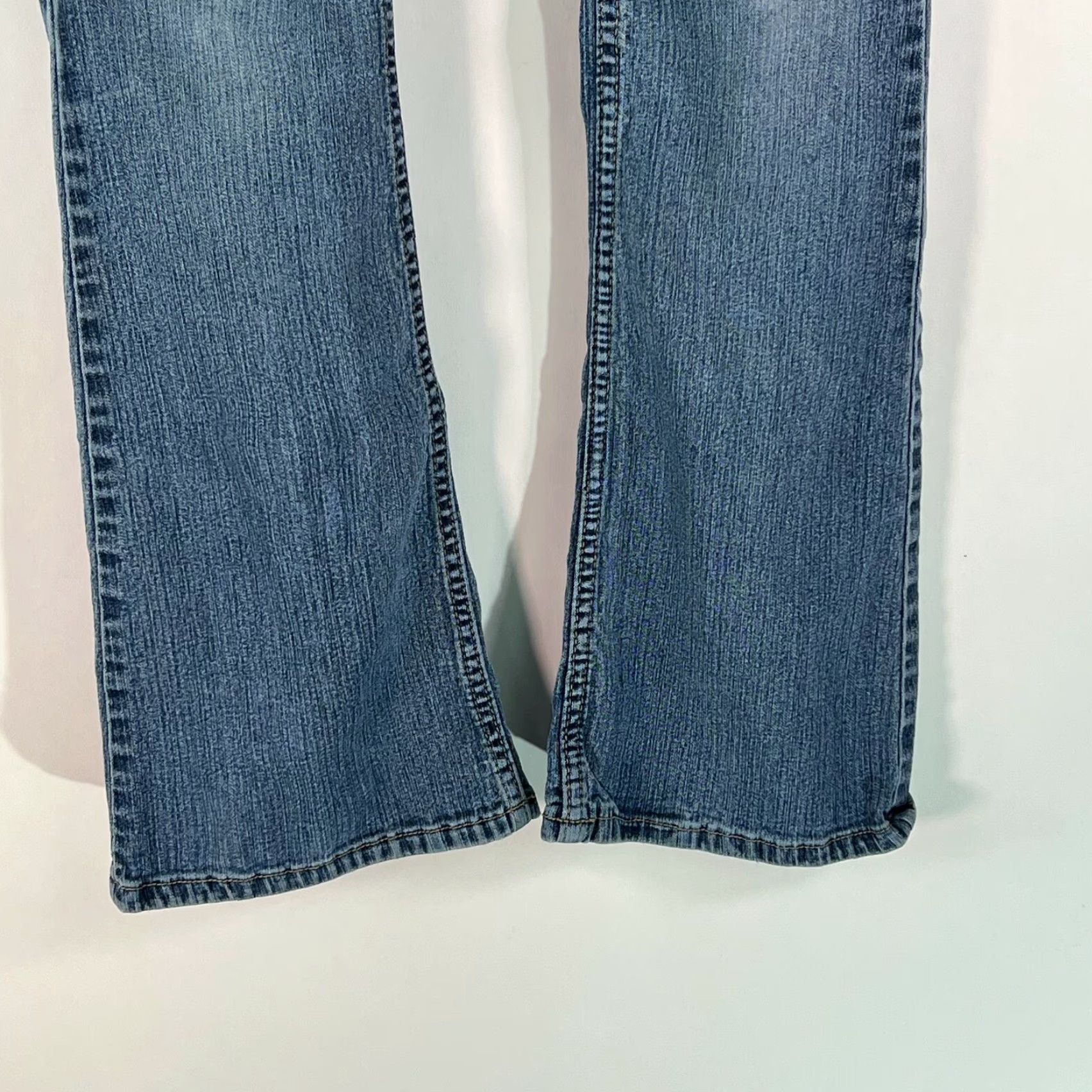 Vintage Nobo Jeans Boots Bootcut Denim Blue 28 Inseam 30 Womens Size 5 Juniors 5-Pocket Regular Size 27" / US 4 / IT 40 - 7 Thumbnail
