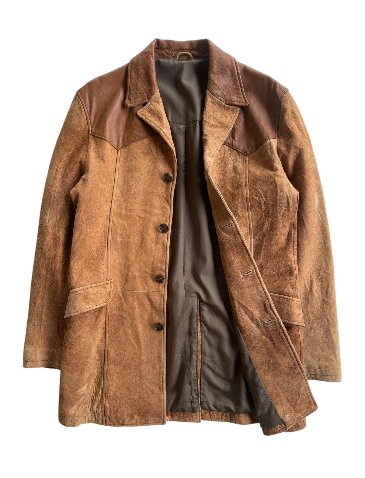 Tornado Mart Tornado Mart Sheepskin Leather Jacket (FIT M) Size US M / EU 48-50 / 2 - 3 Thumbnail