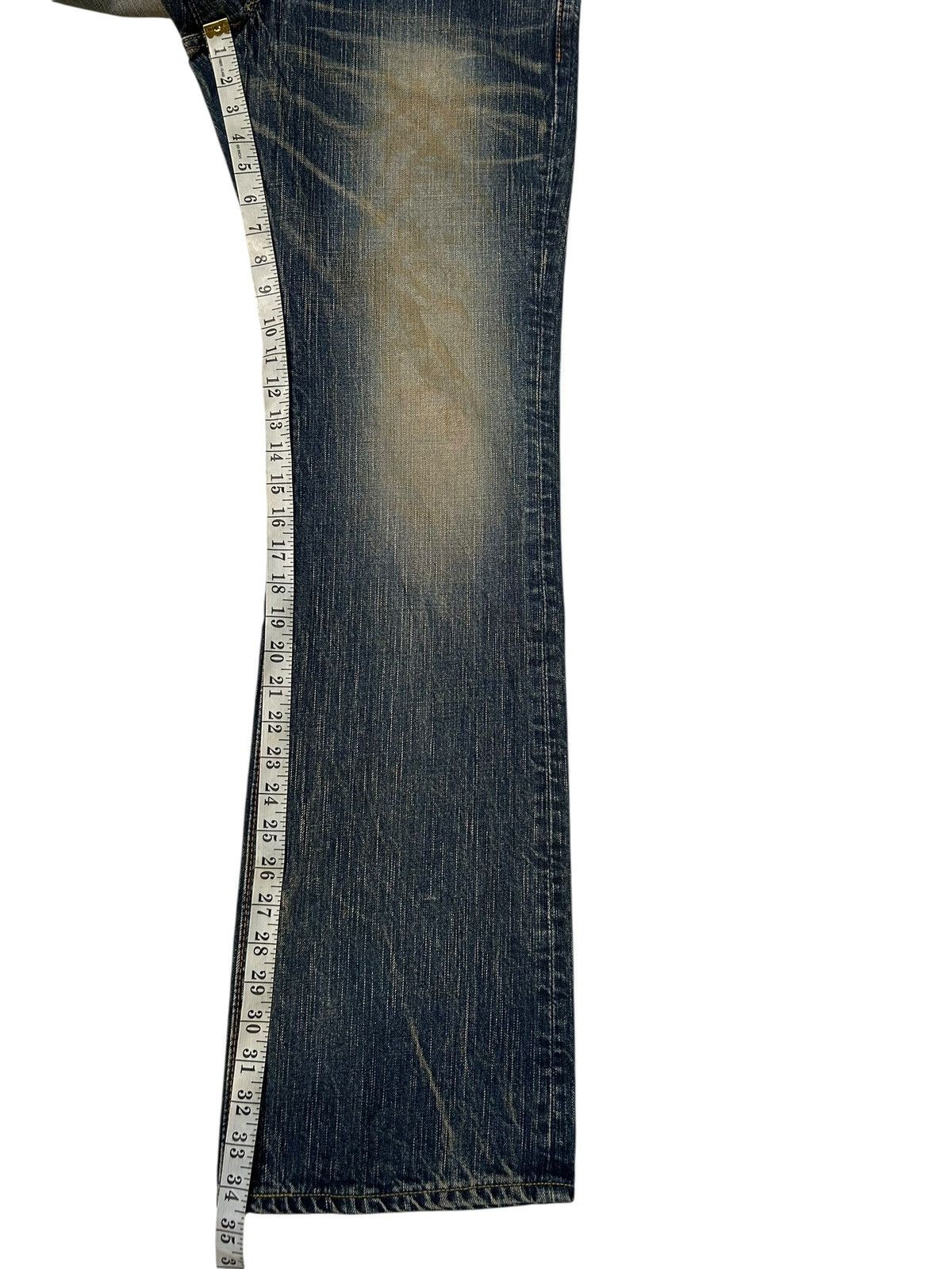 Edwin × Kapital × Vintage Vintage Edwin Flare Japanese Punk Style Denim Jeans Size US 33 - 19 Thumbnail