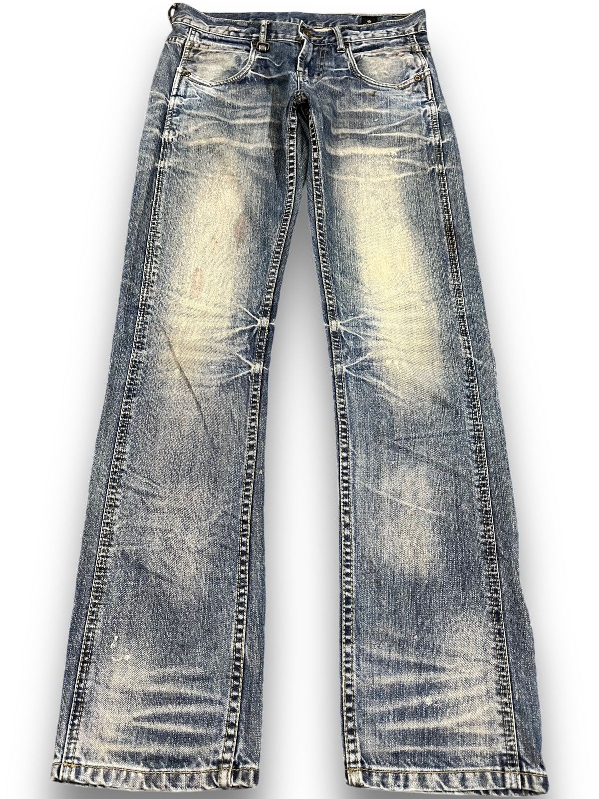 Vintage Semantic Design Mudwash Punk Denim