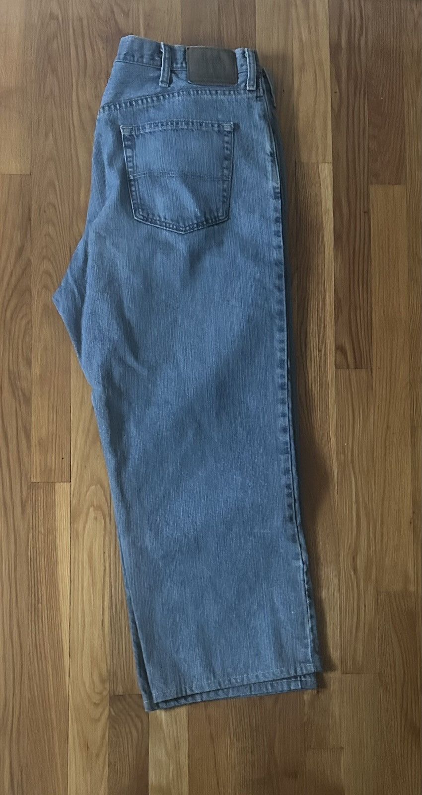 Lee × Vintage Vintage 1990 Premium Lee Straight Wide Leg light wash 40x30 Size US 40 / EU 56 - 6 Thumbnail