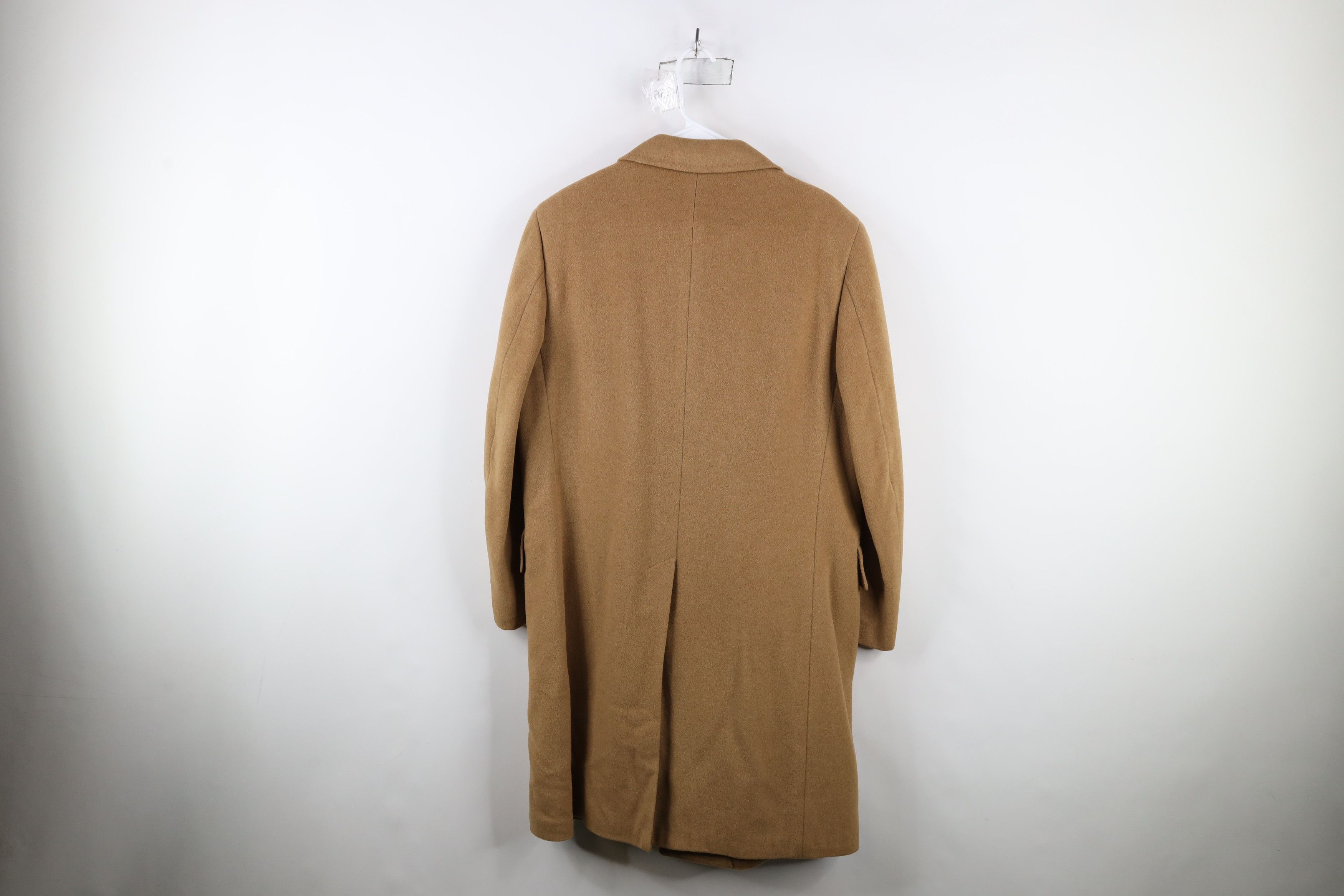 Vintage Vintage 70s Streetwear Alpacuna Overcoat Jacket Beige USA Size US L / EU 52-54 / 3 - 14 Thumbnail