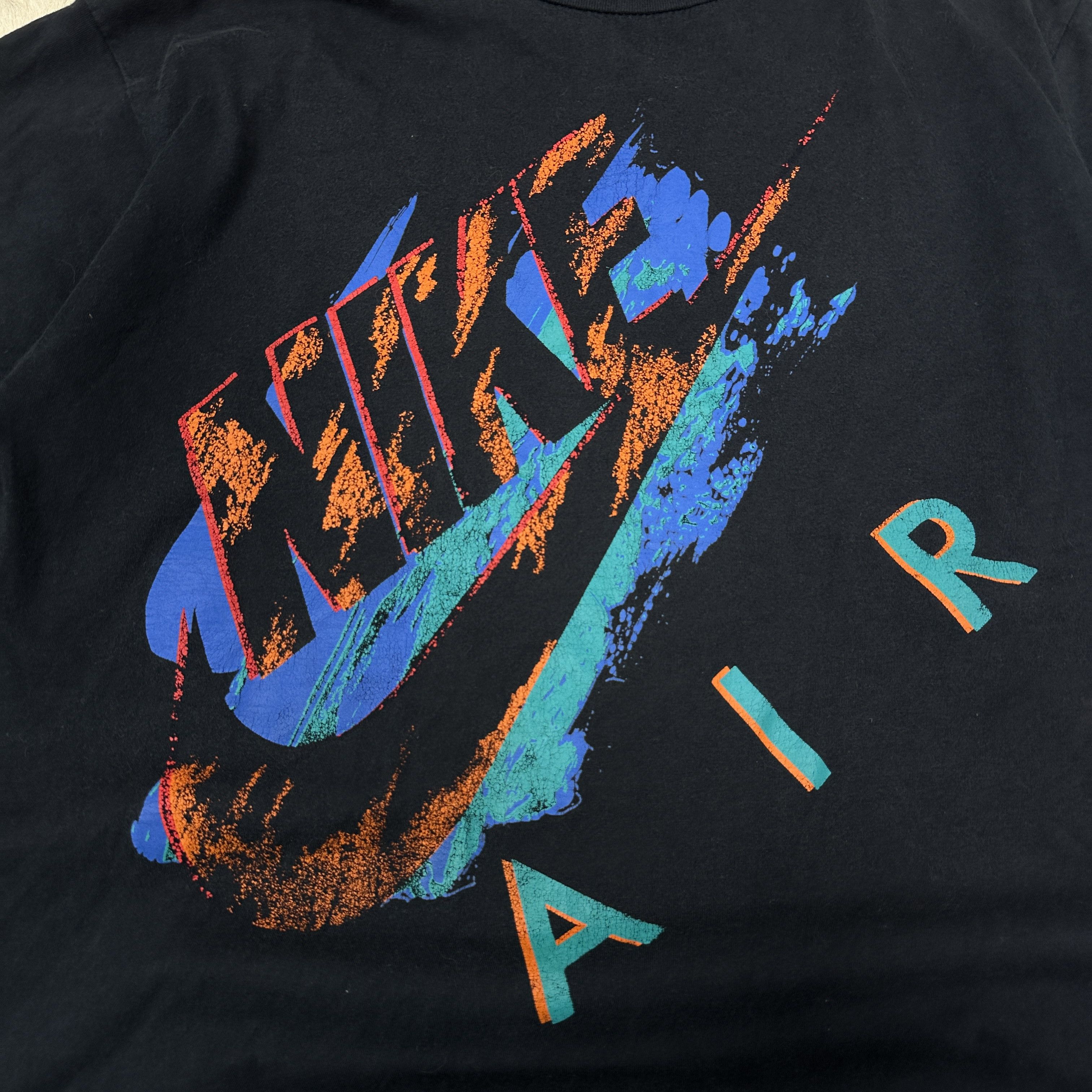 Nike Vintage Sporty Streetwear Nike Air T-shirt Early 90s Size US M / EU 48-50 / 2 - 2 Thumbnail