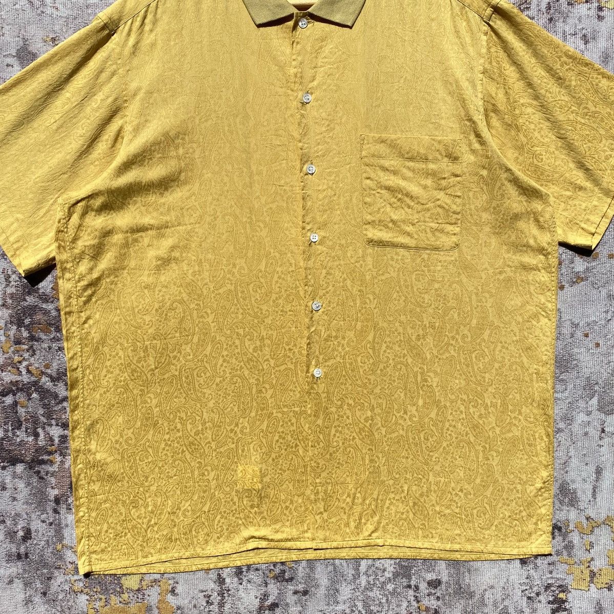 Christian Dior Monsieur Vintage Christian Dior Paisley Shirt Christian Dior Luxury Size US XL / EU 56 / 4 - 9 Thumbnail