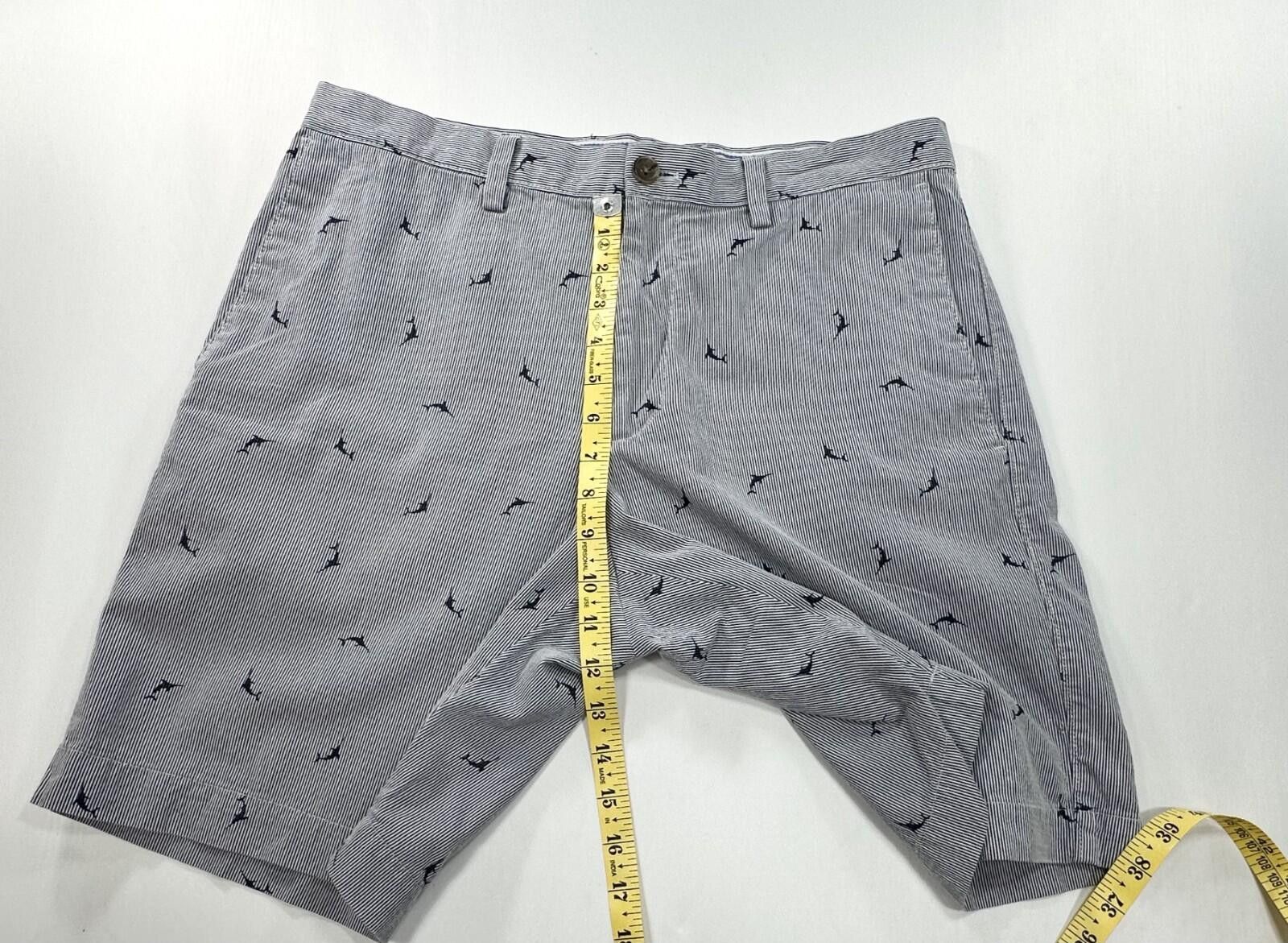 Gap Banana Republic Flat Cotton Marlin Chino Shorts Gray Mens 33 Size US 38 / EU 54 - 4 Thumbnail