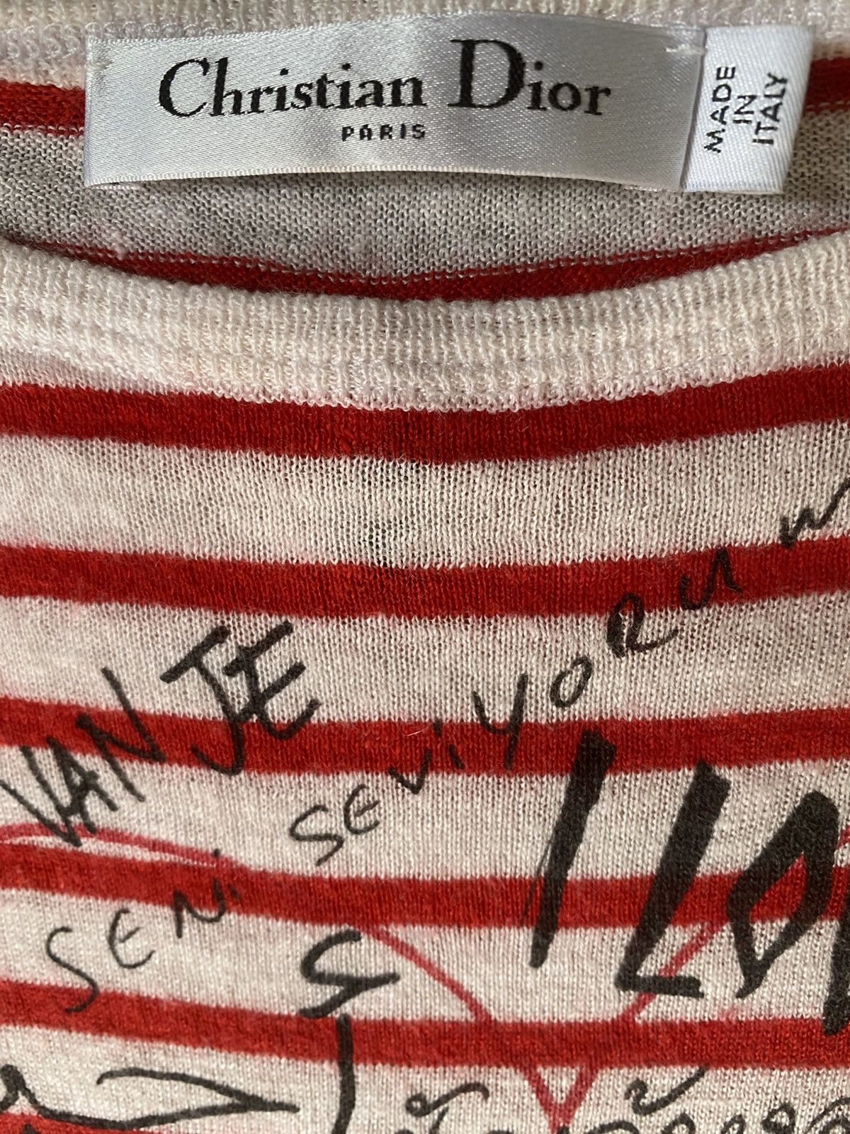Dior SS20 Dioramour Striped Sweater Size L / US 10 / IT 46 - 4 Thumbnail
